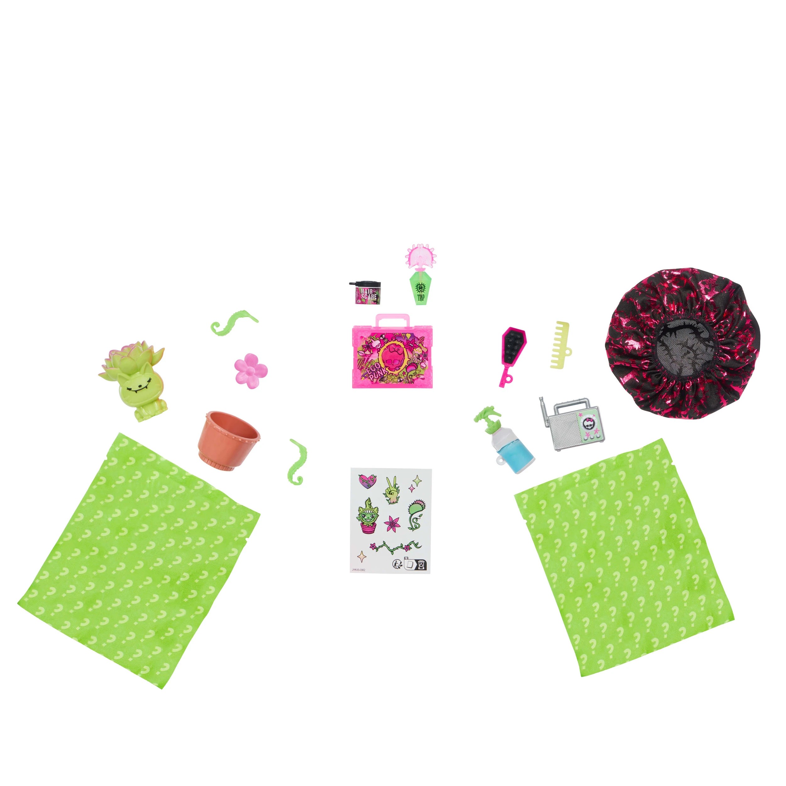 6 14 Piece Monster High Self-Scare Secrets Venus McFlytrap Fashion Doll and Accessories Set, 6 of 6