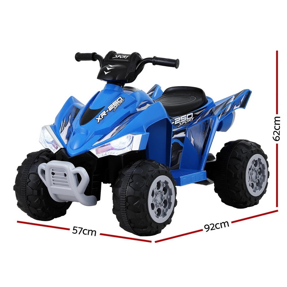 2 Rigo Kids Ride On Car ATV Quad Motorbike Electric Outdoor Toys 12V - Blue, 2 of 7