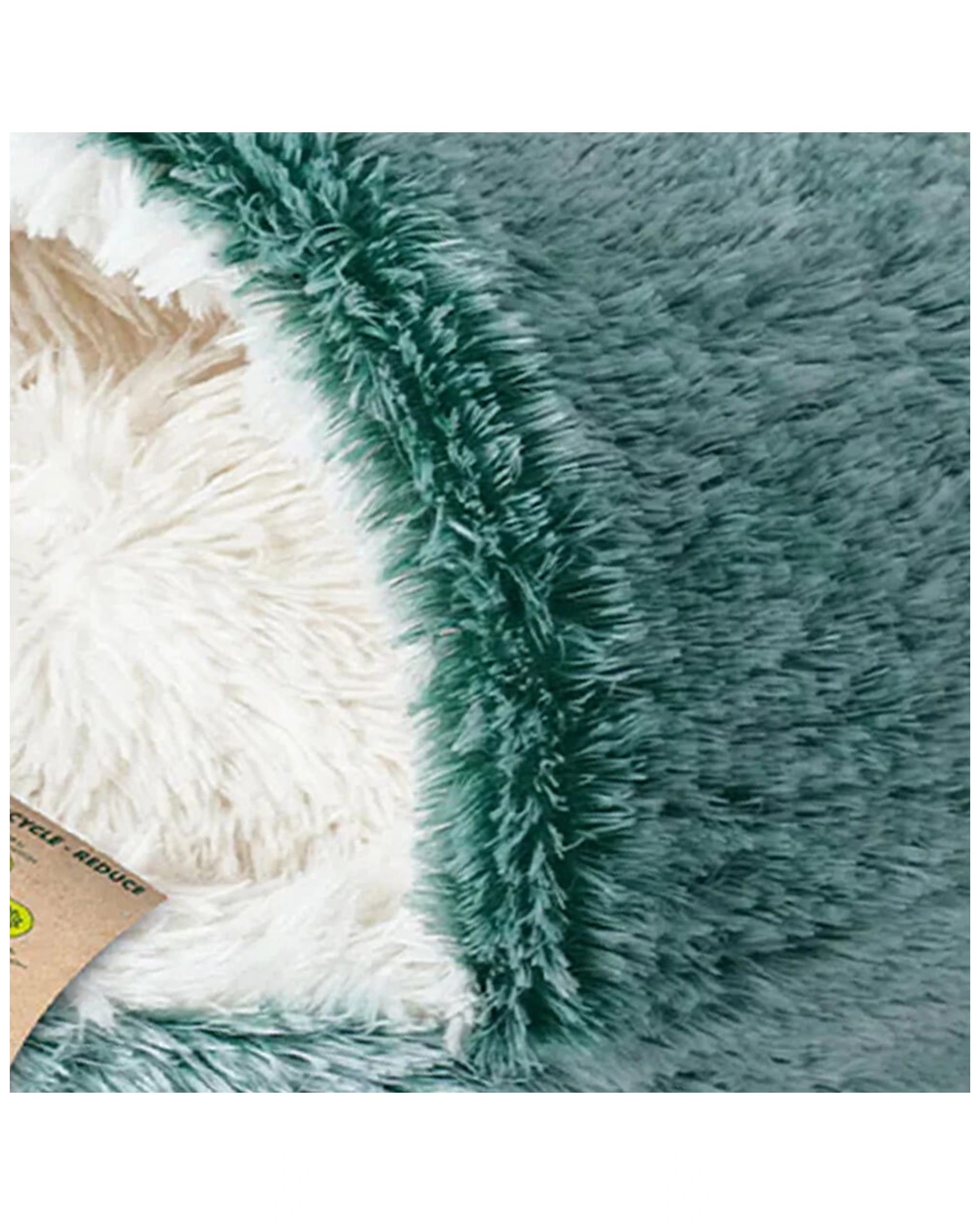 2 M-pets Snugo Eco Pet Cat Hooded Calming Sleeping Bed 50x30cm - White, 2 of 3