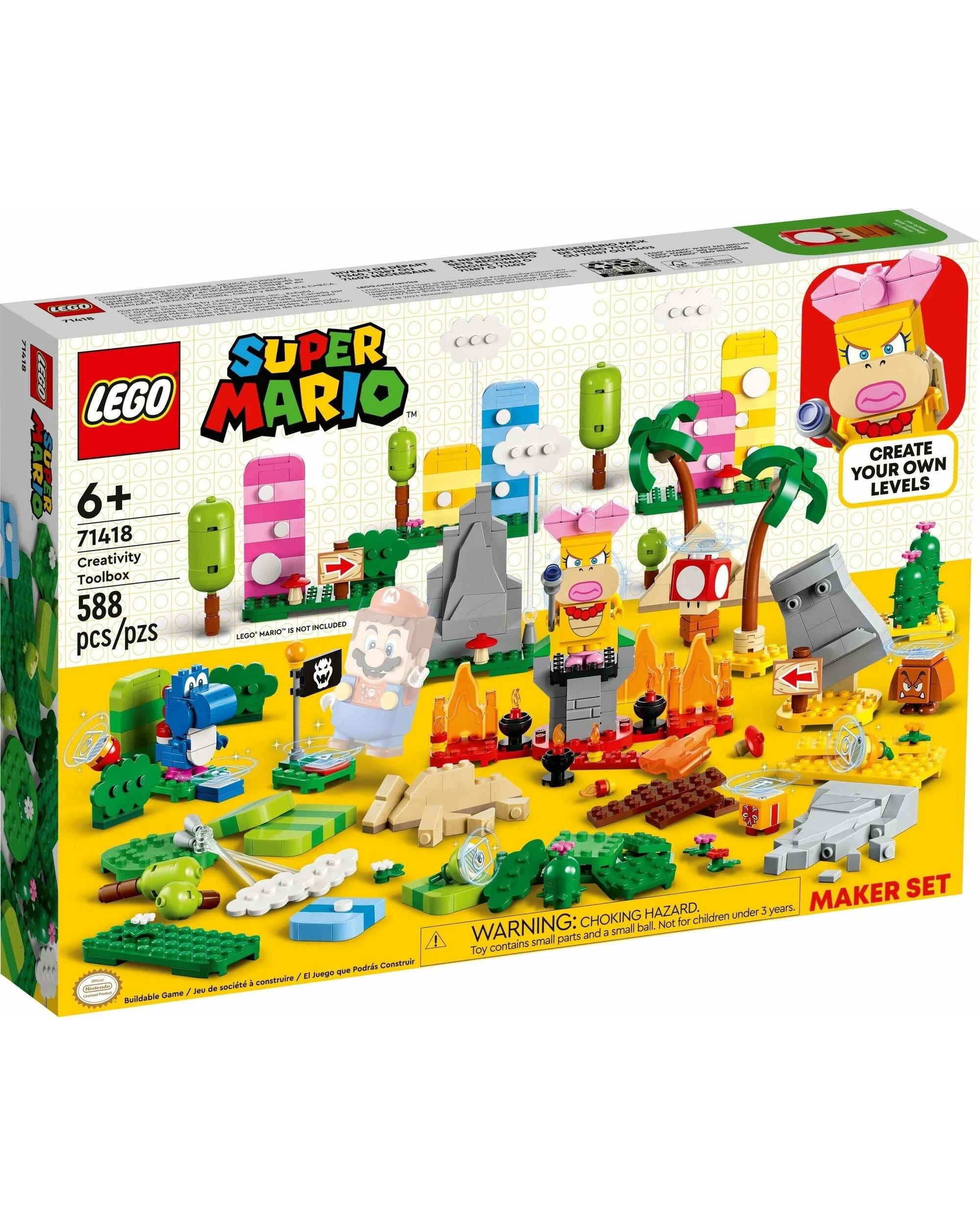 1 LEGO Super Mario Series 71418 Creativity Toolbox Maker Set, 1 of 5