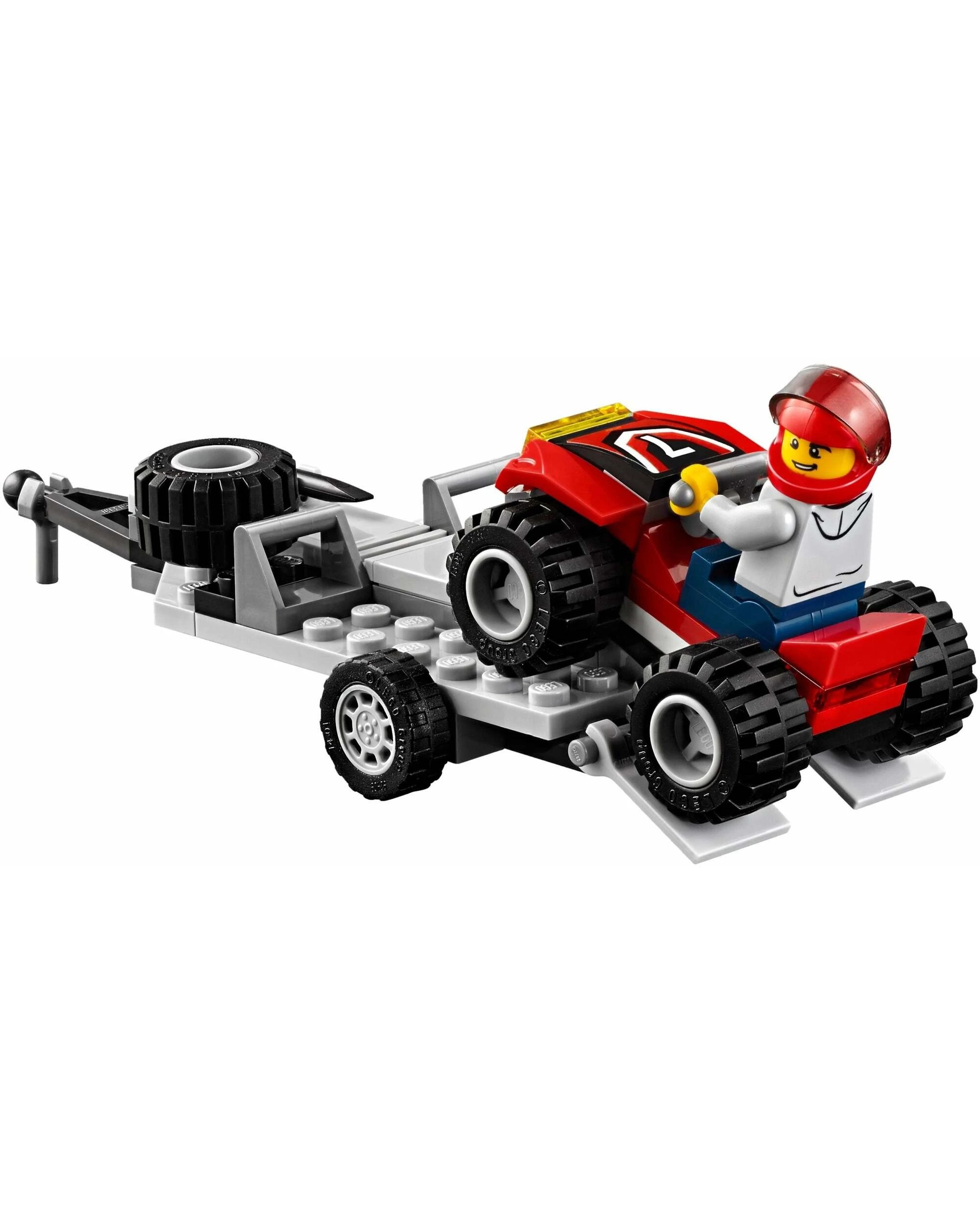 3 LEGO 60148 ATV Race Team: Truck, Trailer & 2 ATVs, 3 of 5