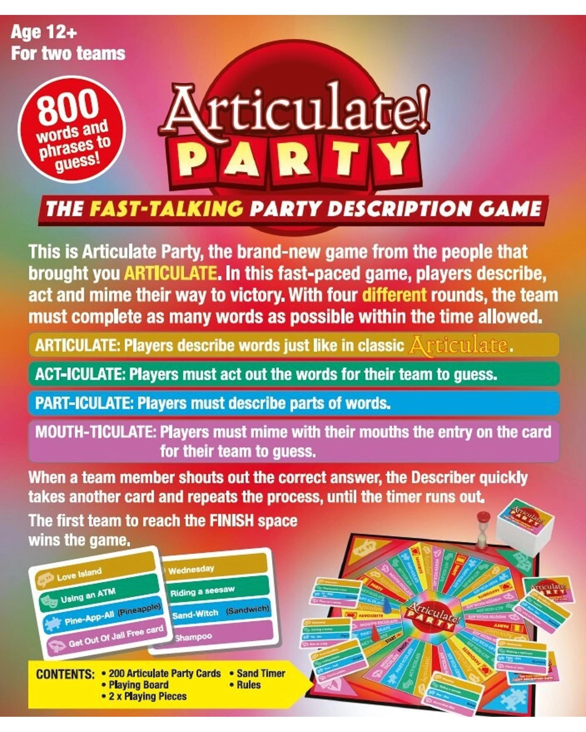 4 Articulate Party Board Game, 4 of 4