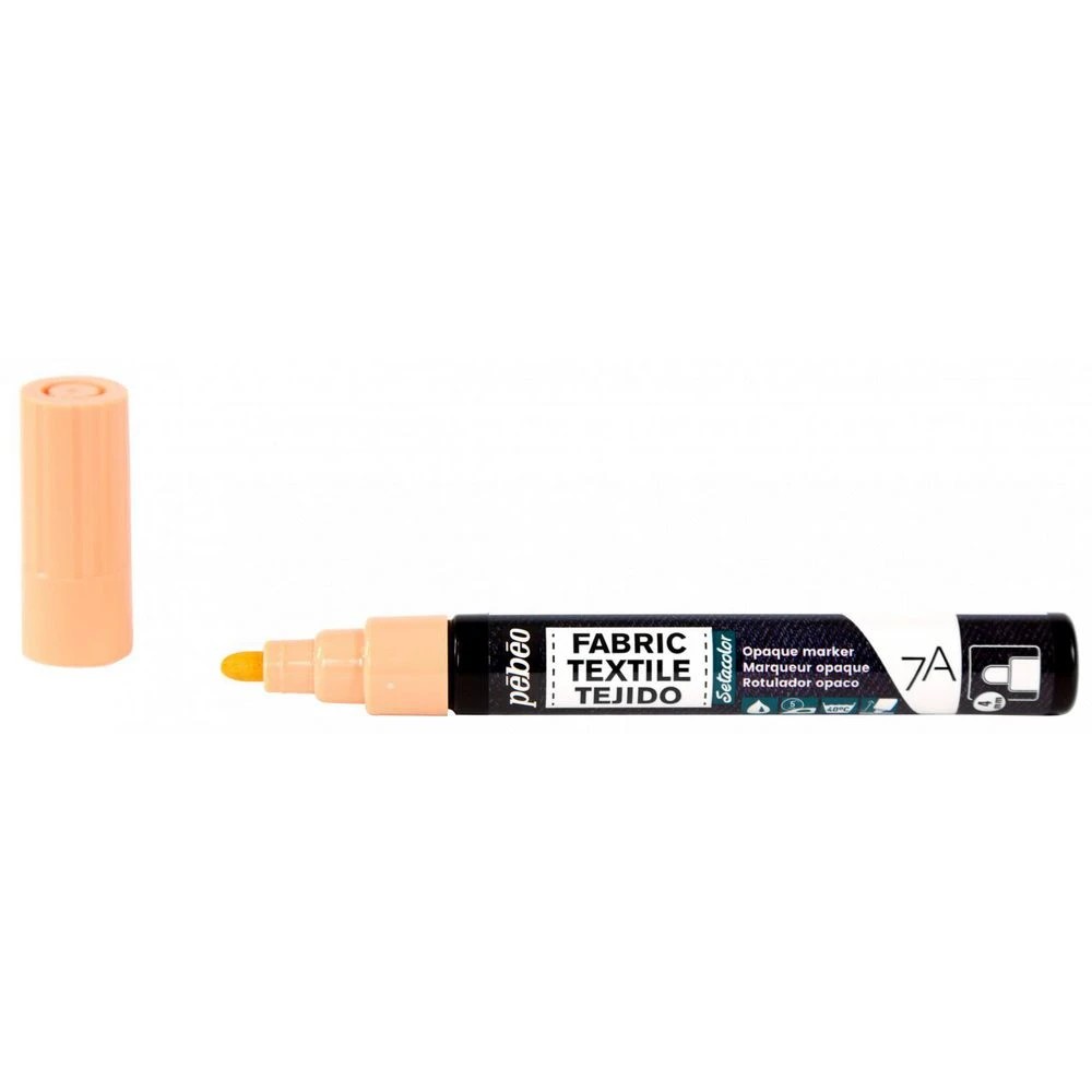 2 Pebeo 7A Opaque Marker 4mm Pastel Orange, 2 of 2