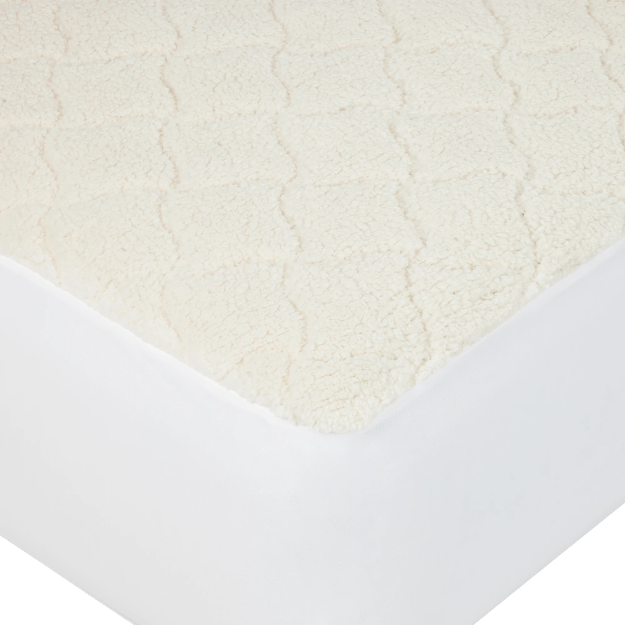 4 Winter Sherpa Underlay - Single Bed, Beige, 4 of 5