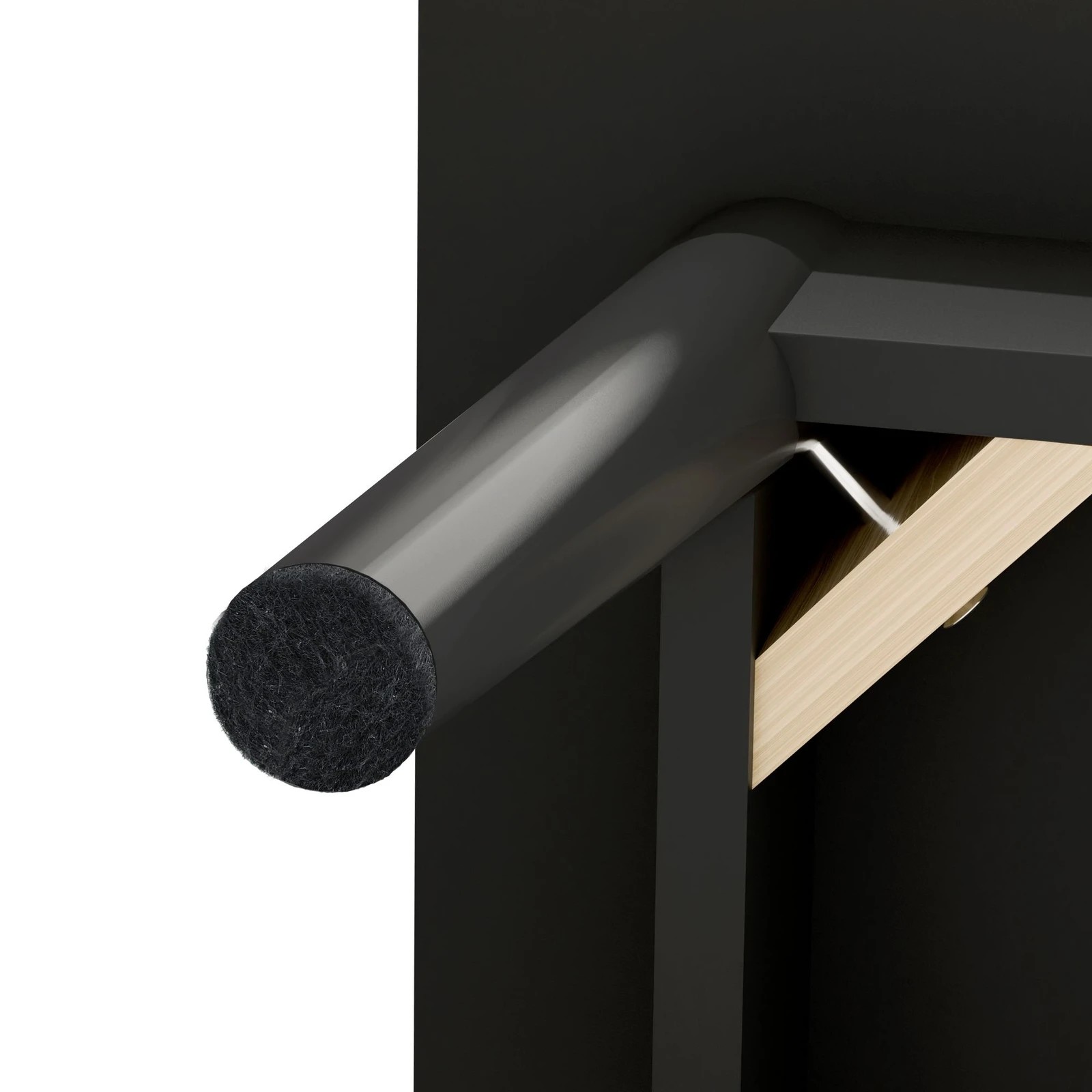 8 Alfordson Buffet Sideboard Cupboard Cabinet Storage Fluted Doors Pantry - Black, 8 of 10