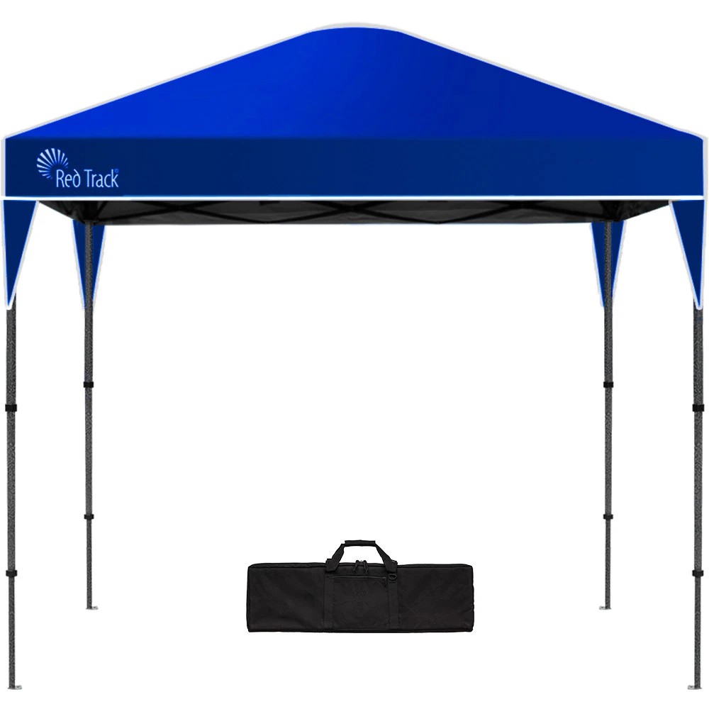 1 Red Track 3x3m Folding Gazebo with Carry Bag - Blue, 1 of 1