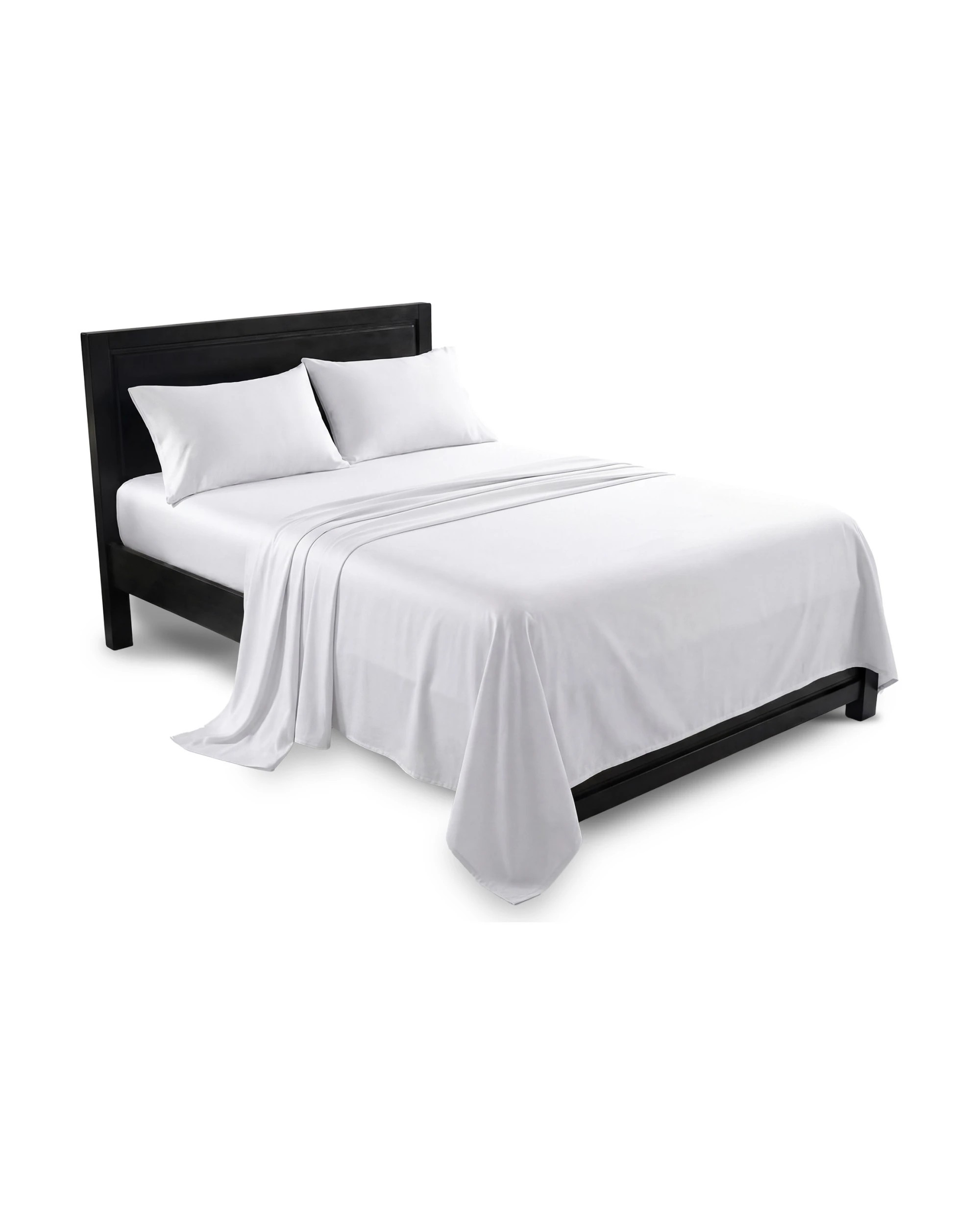 3 750 Thread Count Pure Cotton Queen Bed Sheet Set 4 Piece Gift Pack - Queen Bed - White, 3 of 8