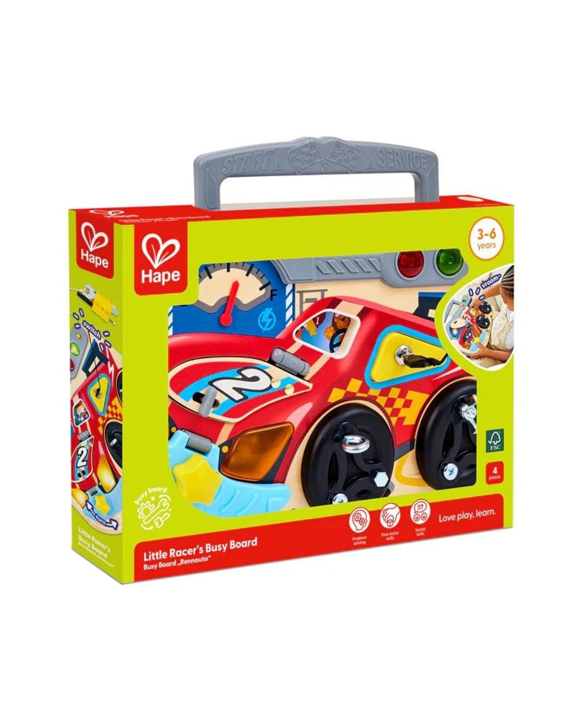 1 Hape Little Racer's Busy Board, 1 of 3