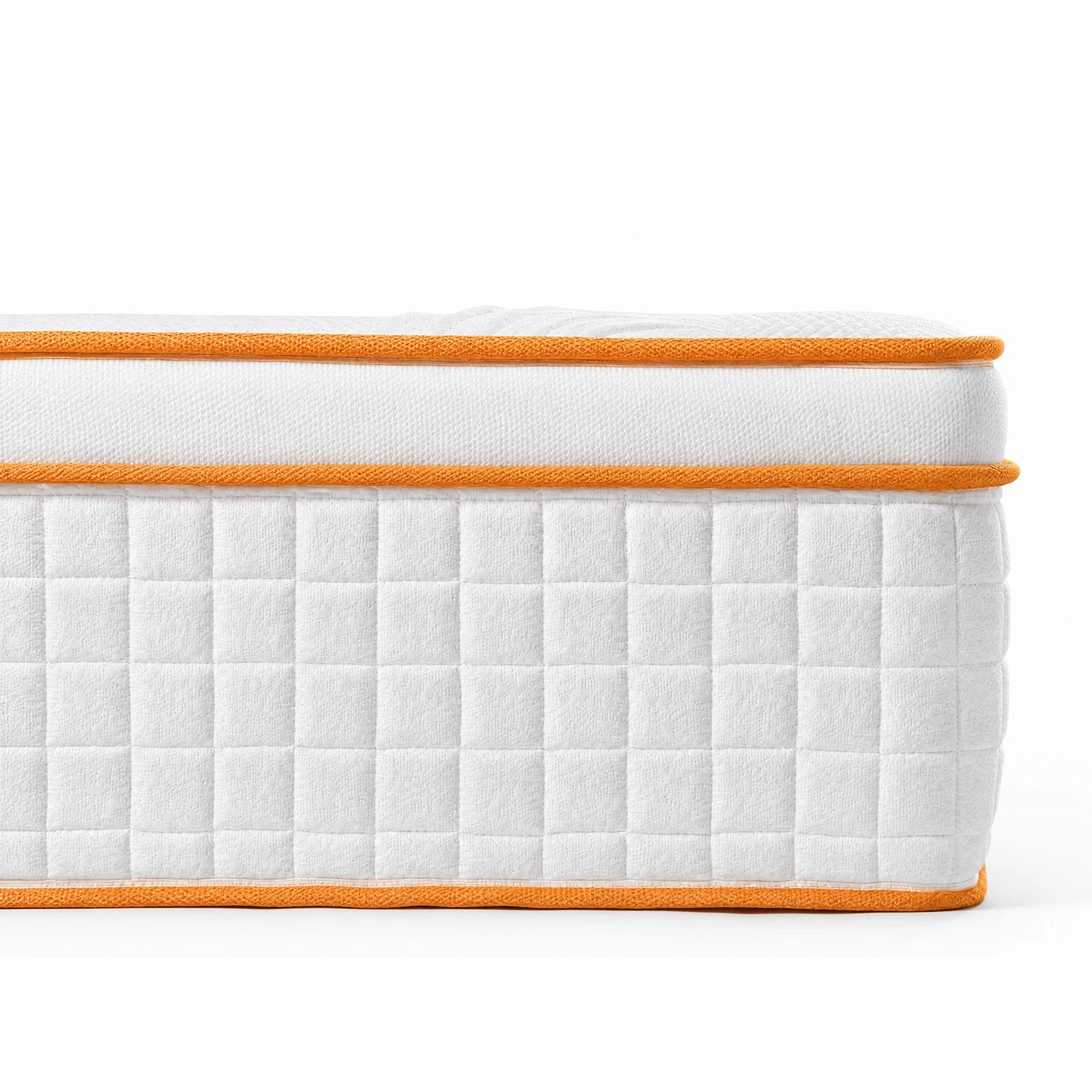 4 Advwin 34CM Hybrid Mattress with Memory Foam & Individual Pocket Springs Double Size - White, 4 of 8