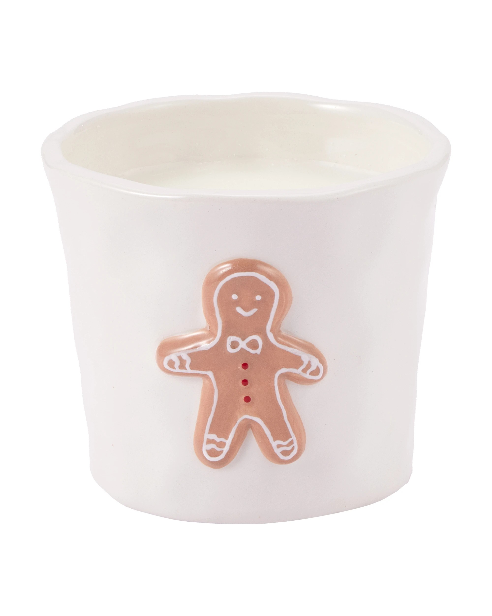 2 Christmas Gingerbread Icon Ceramic Candle, 2 of 5