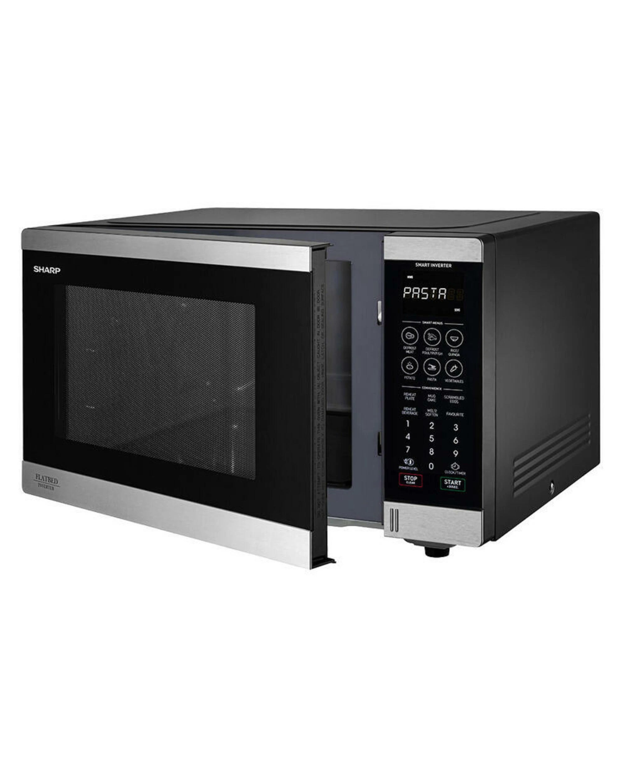 2 Sharp Flatbed 32 Litre Microwave - BLACK, 2 of 5