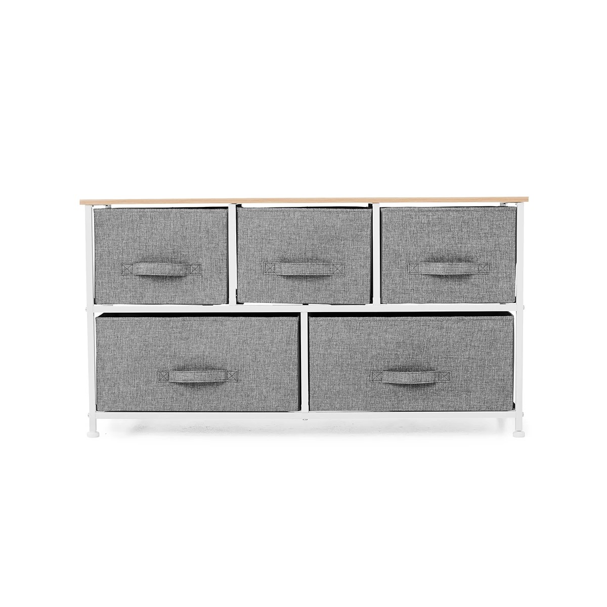 5 5 Drawer Chest - Grey, 5 of 10