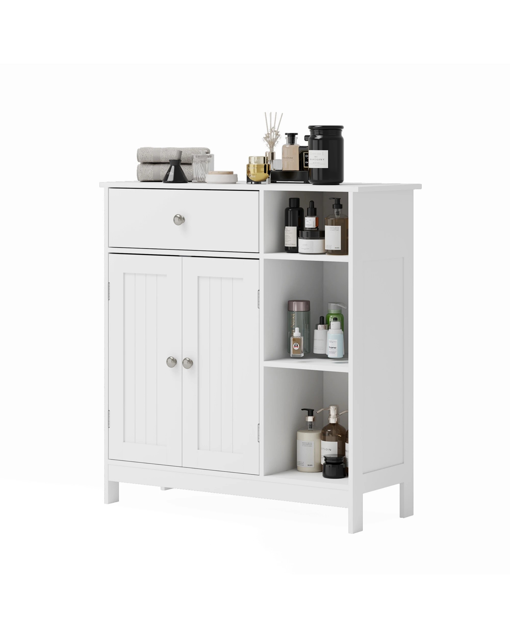 5 Advwin Sideboard Buffet Cabinet 3-Tier Kitchen Storage Cupboard Bathroom Cabinet Hallway Table, 5 of 9