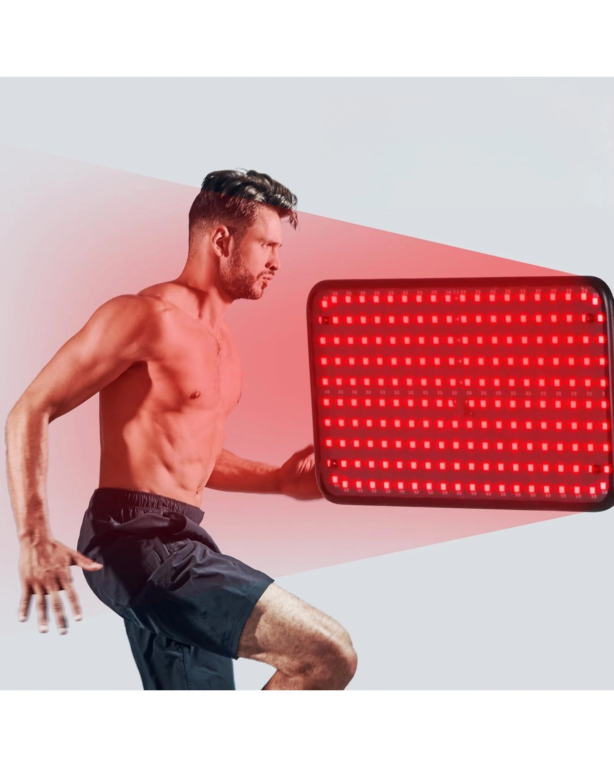 8 Advwin Red Light for Body and Face Infrared Light Therapy with Stand 40x20cm - Black, 8 of 9