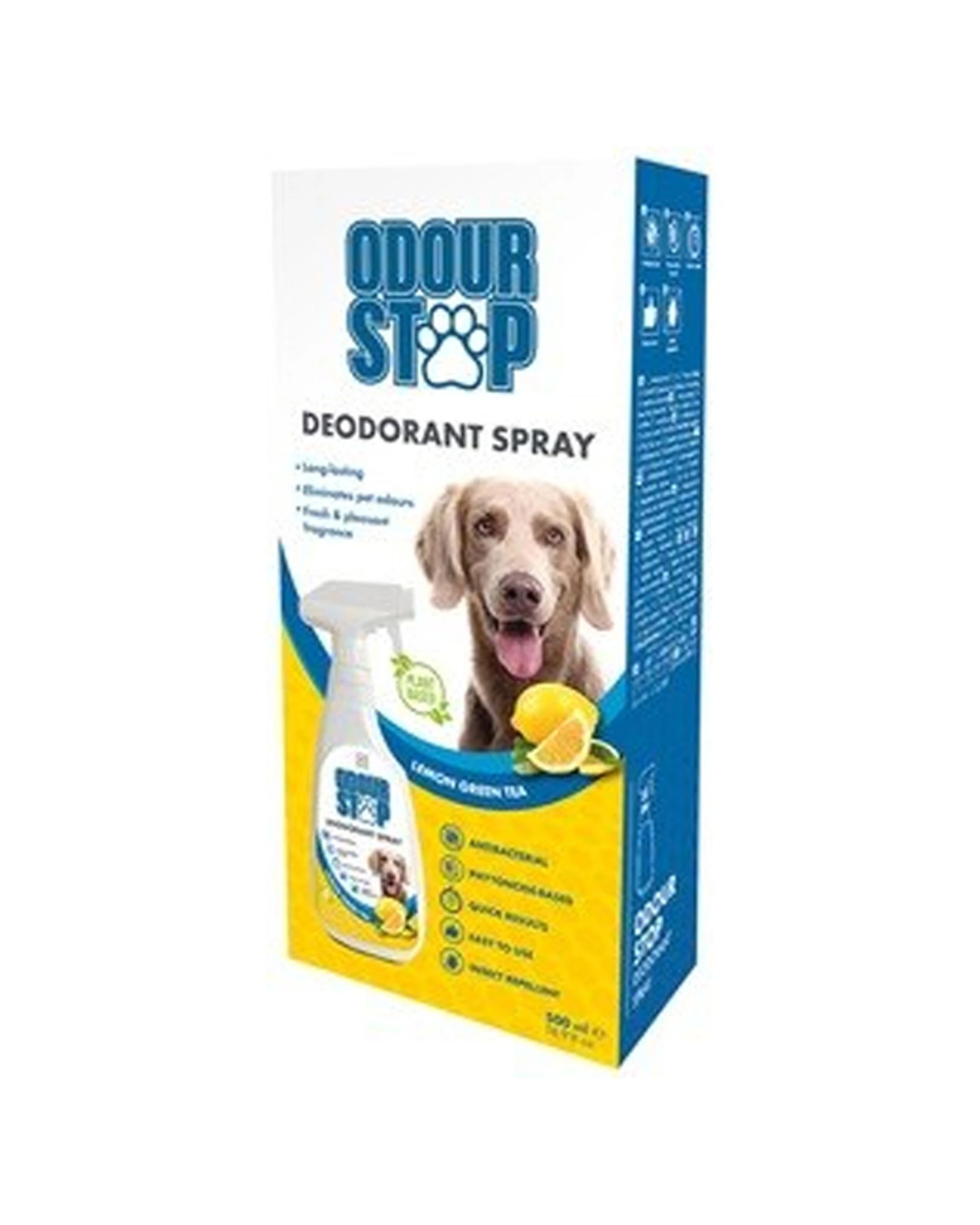 2 M-pets 500ml Deodorant Germ Killing Repellent Pet Spray Lemon Green Tea.
 - White, 2 of 2