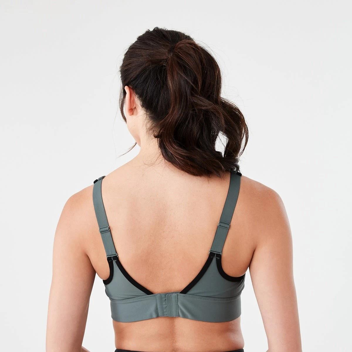 3 Sports Seamfree Crop Top SMOKEY GREEN, BLACK, 3 of 6