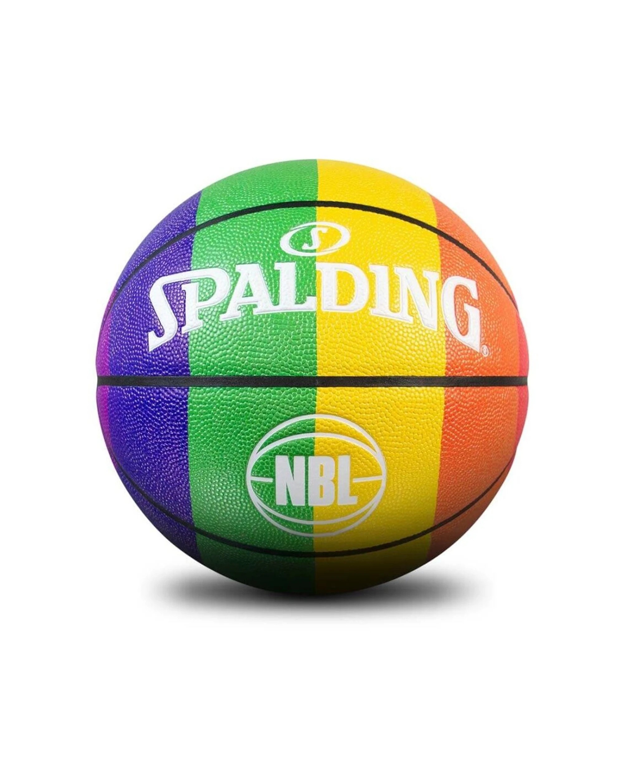 1 Spalding NBL Pride Indoor & Outdoor Ball Composite Leather Basketball Size 7 - Multi, 1 of 3