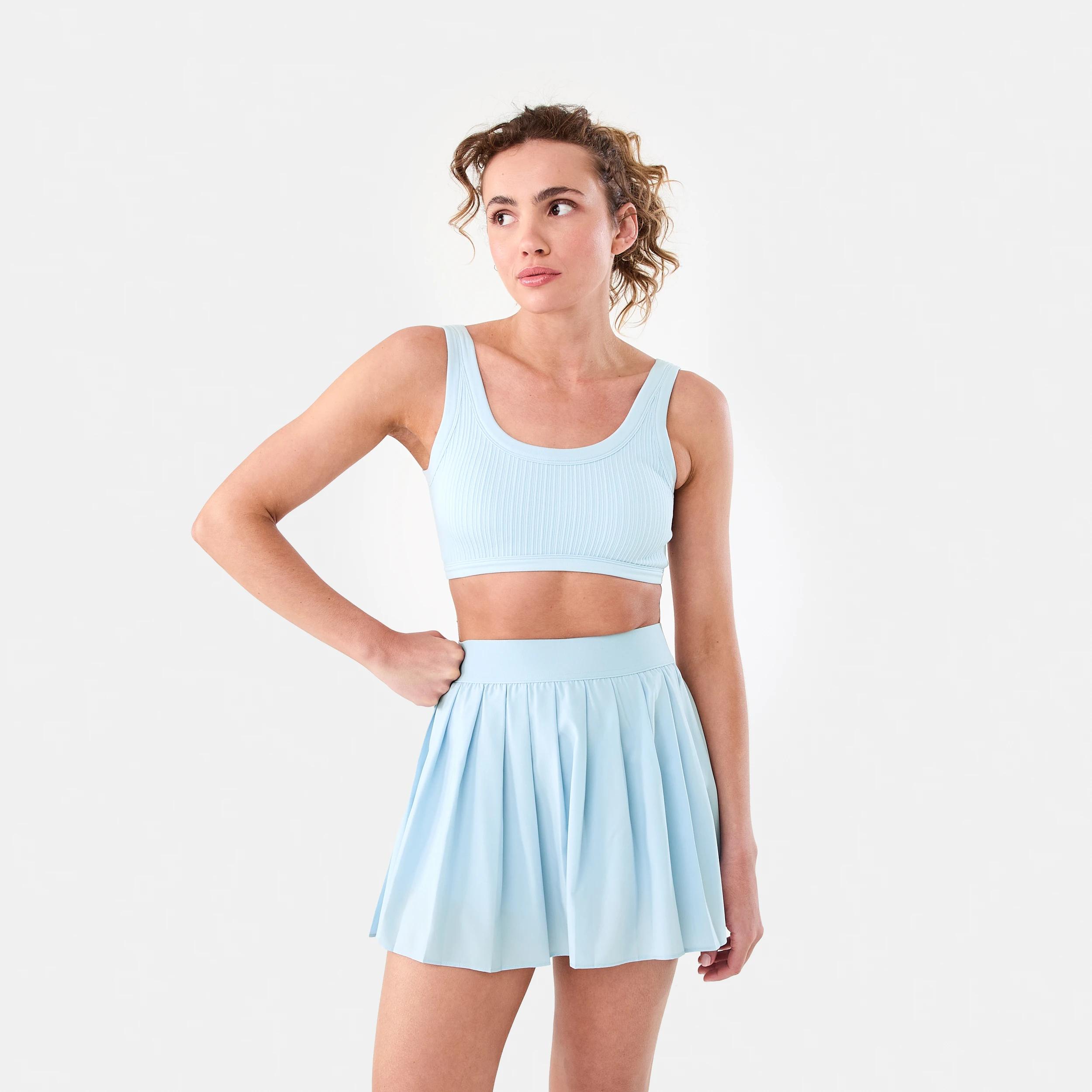 8 Active Womens Pleated Skort SPINDLE BLUE, 8 of 8
