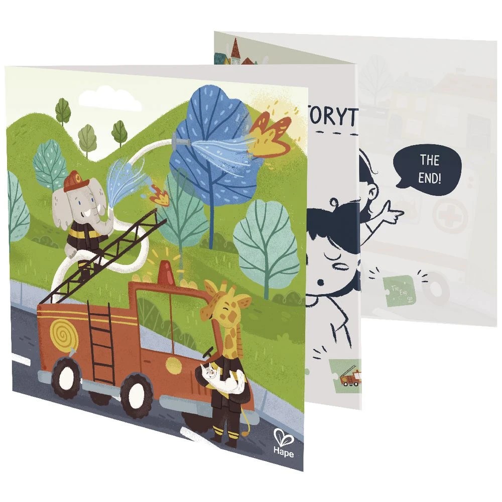 5 Hape Rescue Vehicles Puzzle Set, 5 of 7