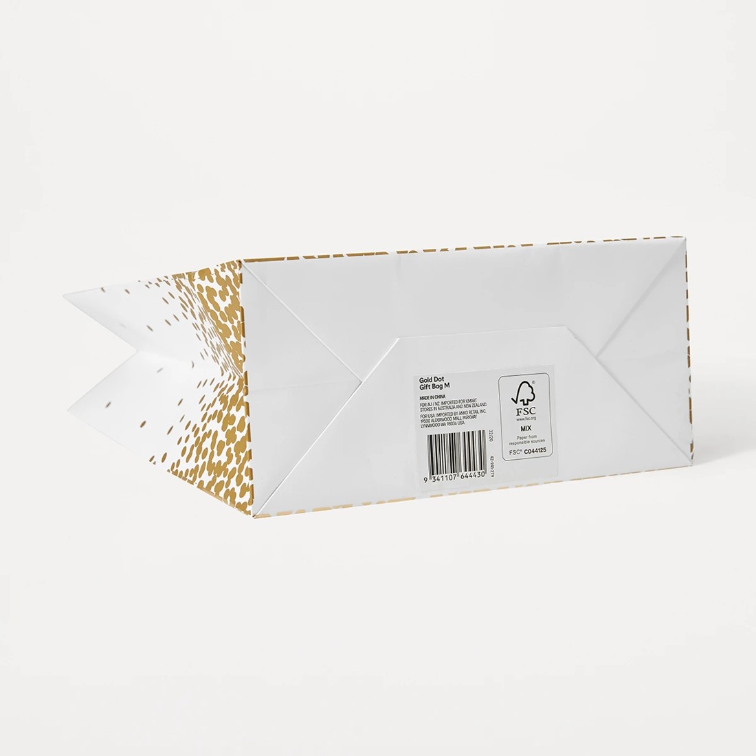 7 Gold Dot Gift Bag - Medium, 7 of 7
