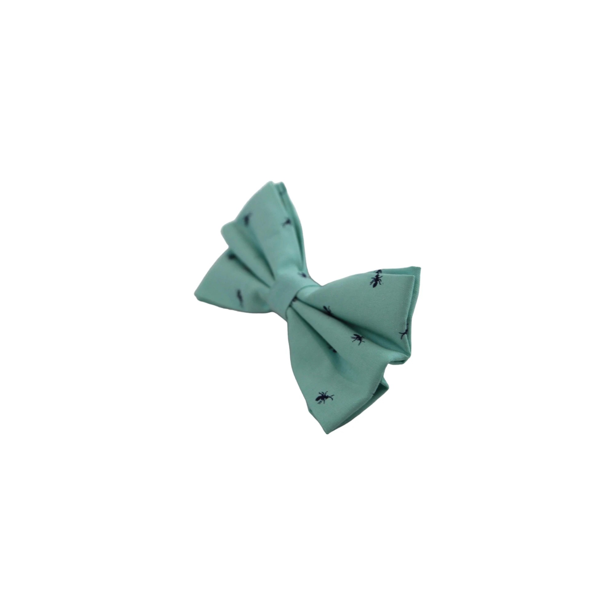 4 Zasel Mens Mint Preppy Insects Patterned Cotton Bow Tie - Multi, 4 of 4