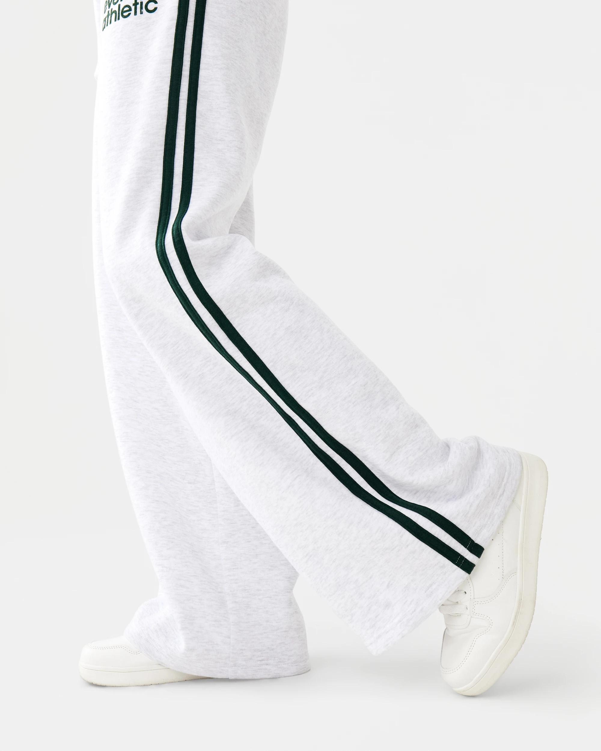 8 Everlast Womens Sports Stripe Trackpants White Marl, 8 of 10