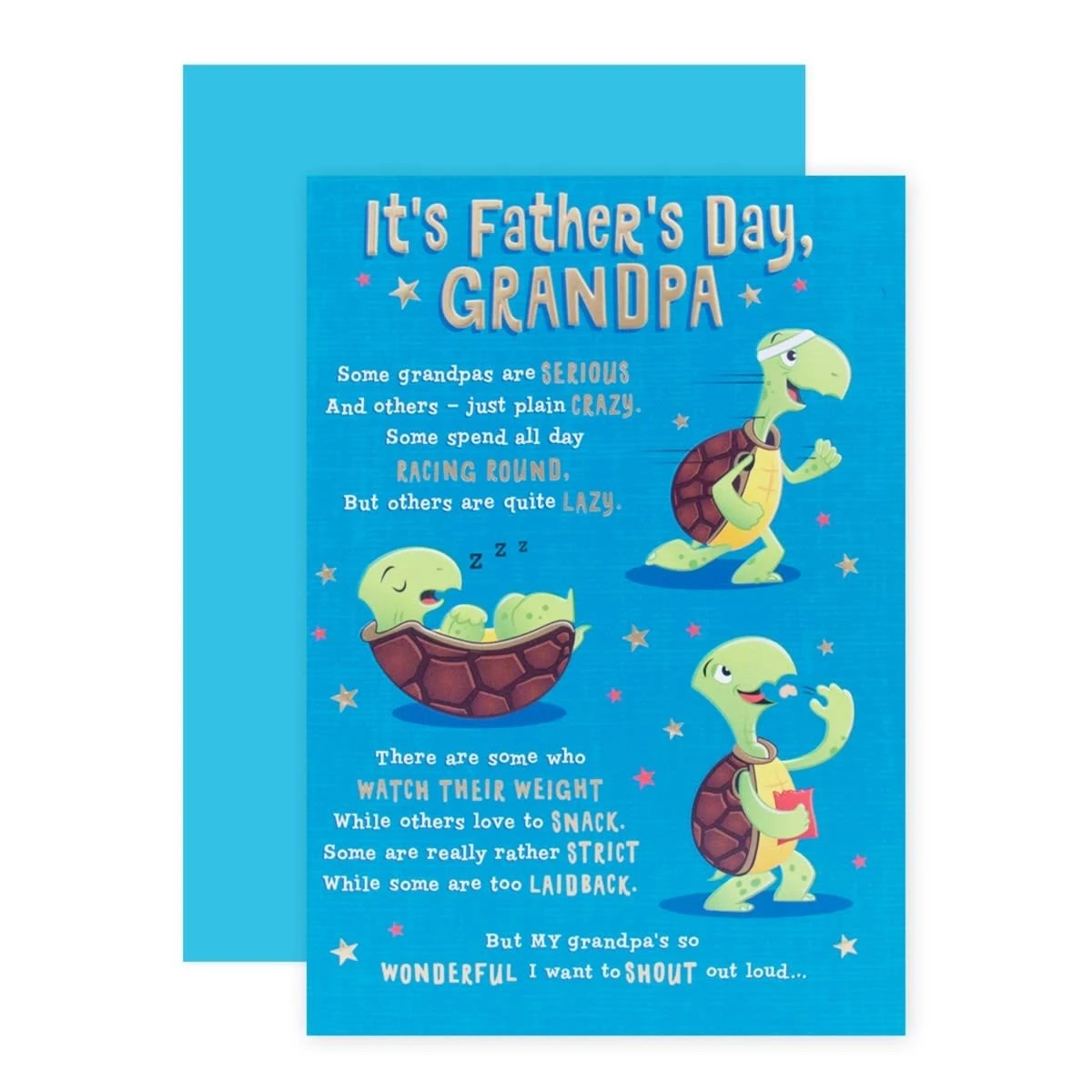 1 Hallmark Father's Day Card for Grandpa - Tortoises, 1 of 3