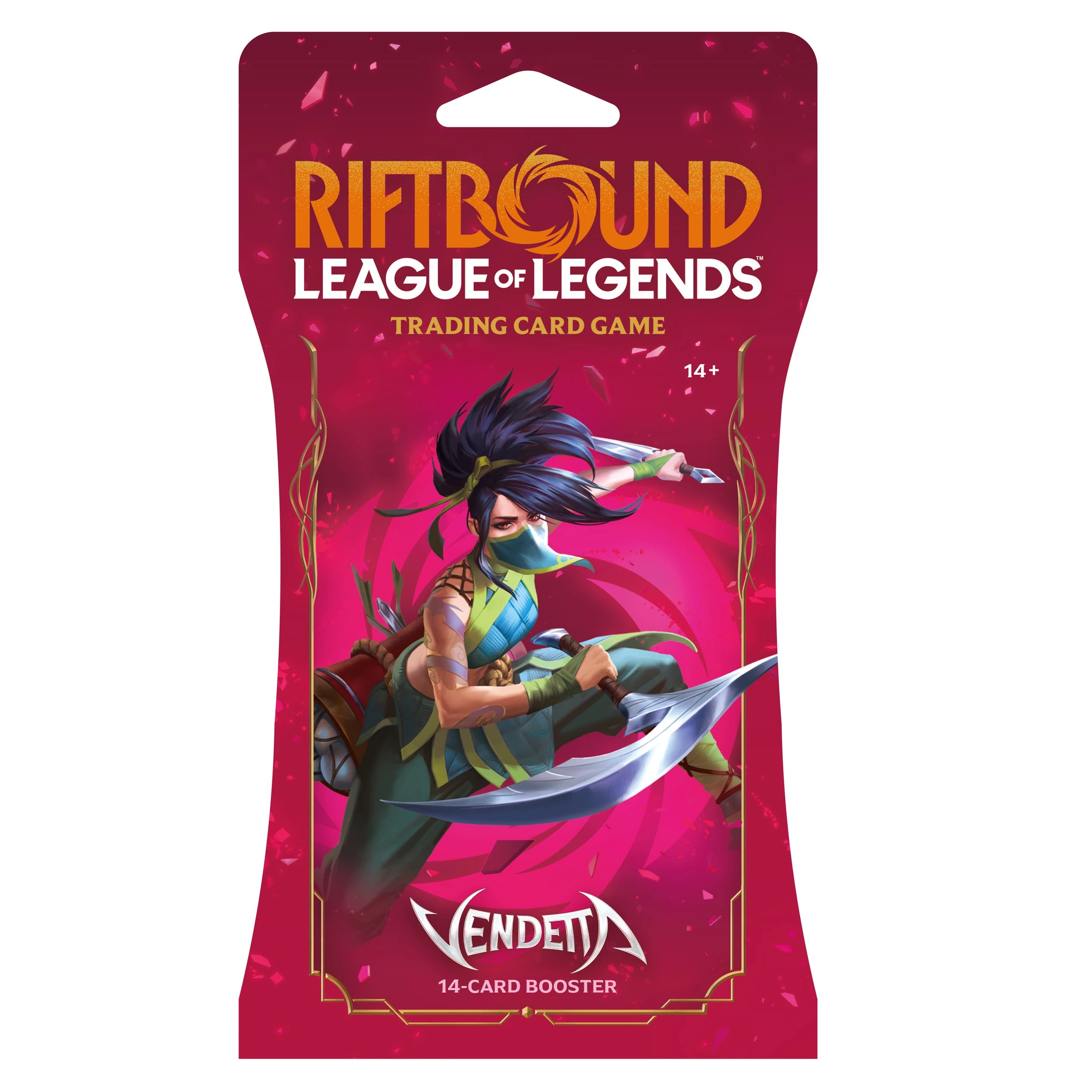 1 Riftbound League of Legends Trading Card Game Vendetta Booster Pack, 1 of 1