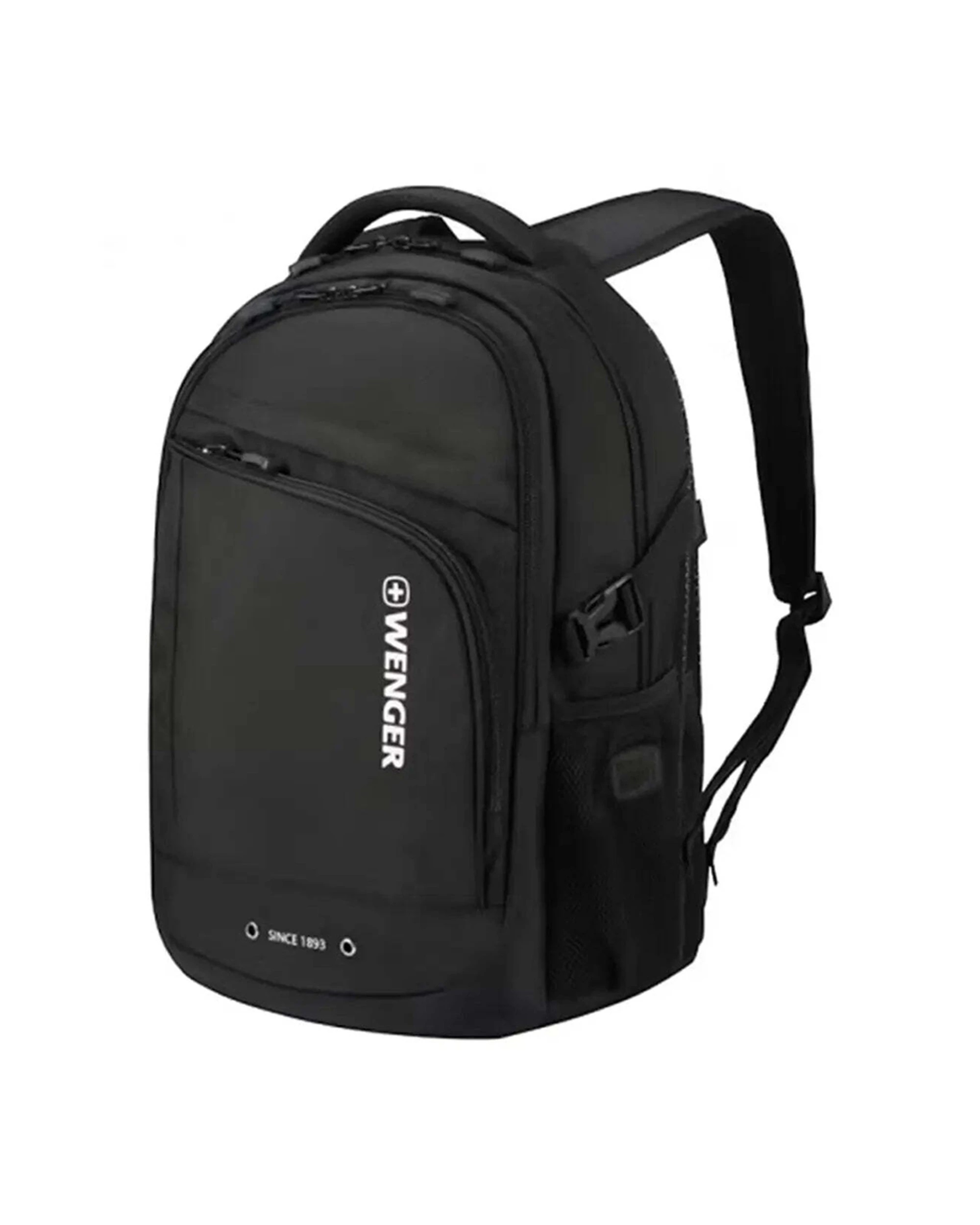 1 Wenger Pilot Pro 15.6in Laptop Backpack Padded Water Resistant Durable Design 30L Capacity - Black, 1 of 4