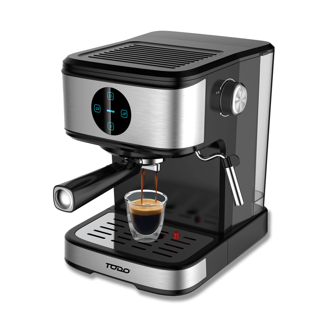 2 TODO Espresso Coffee Machine Maker Automatic Touch Control 20 Bar Pump 1.5L, 2 of 6