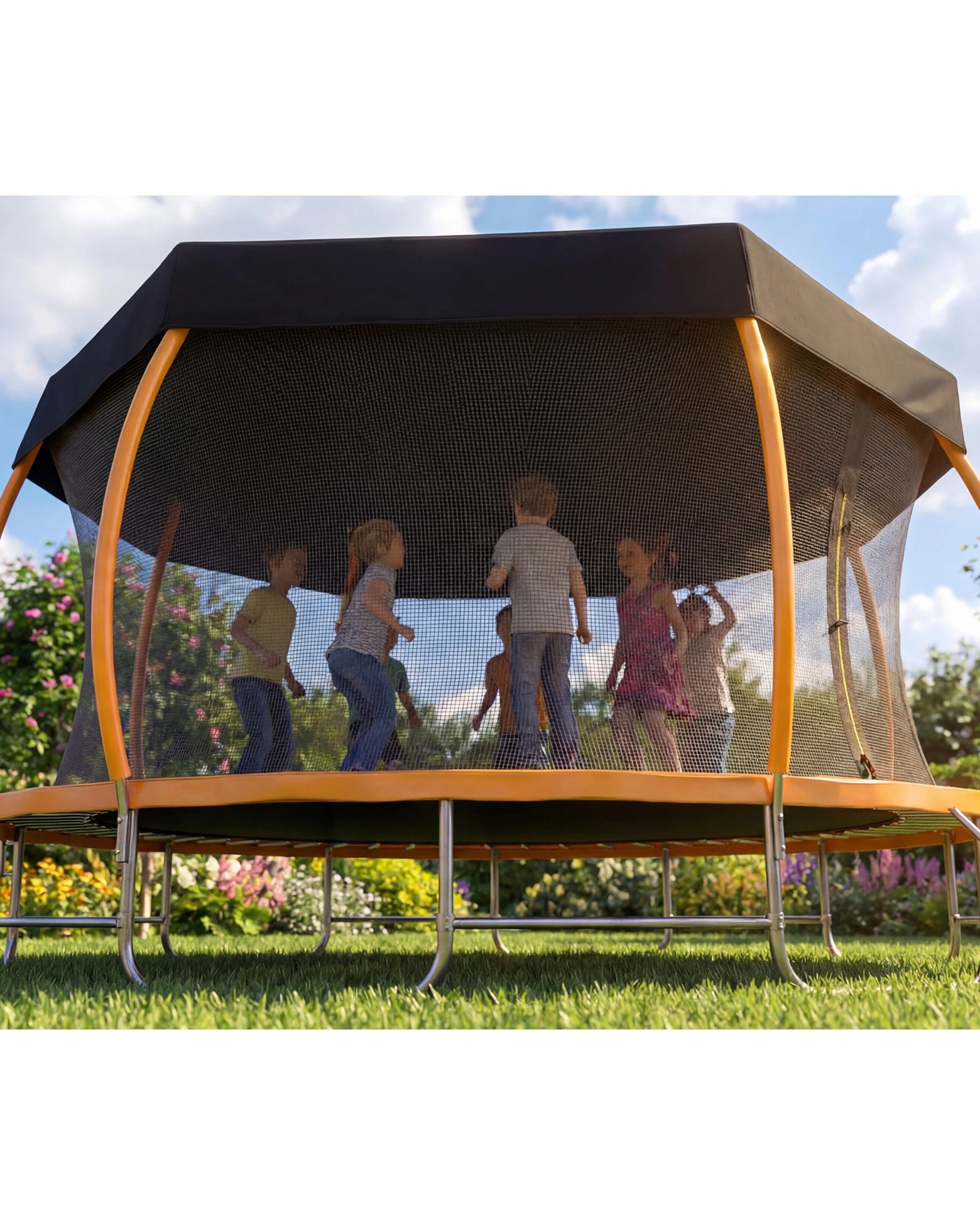 3 Advwin Trampoline Dust Shade Cover for 12FT 6 Poles Trampoline, 3 of 5