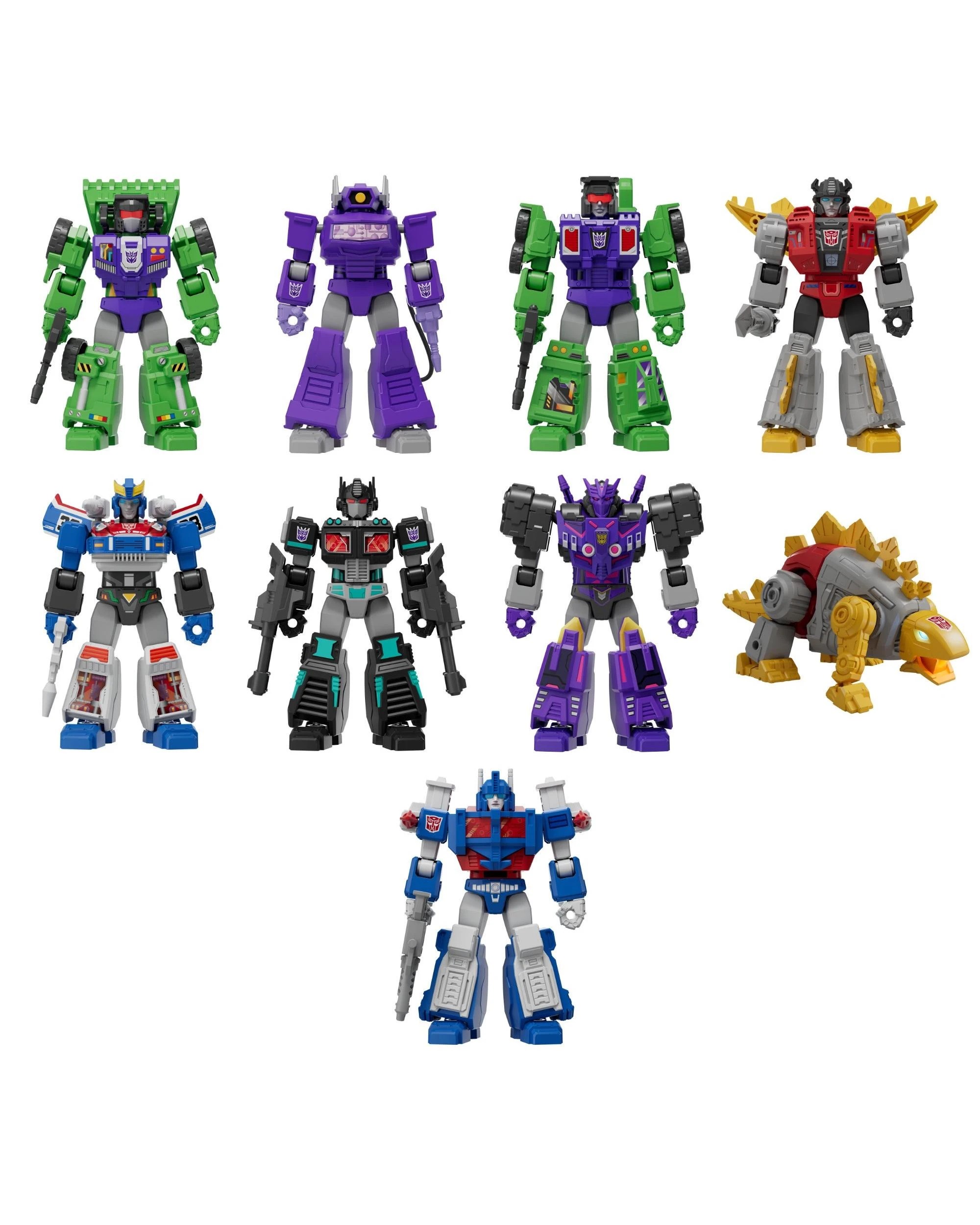 3 Blokees Transformers Galaxy Version 04 Fractured Space-Time Model Kit Blind Box - Set of 9, 3 of 4