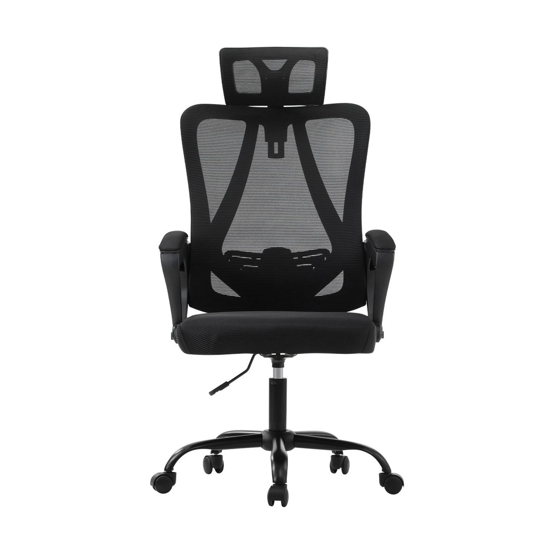 9 Oikiture Mesh Office Chair Adjustable Lumbar Support
 - Black, 9 of 10