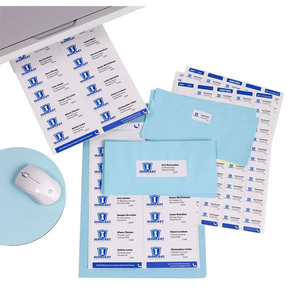 7 Avery Premium White Addressing Labels AveryEco 24UP 10 Sheets, 7 of 9