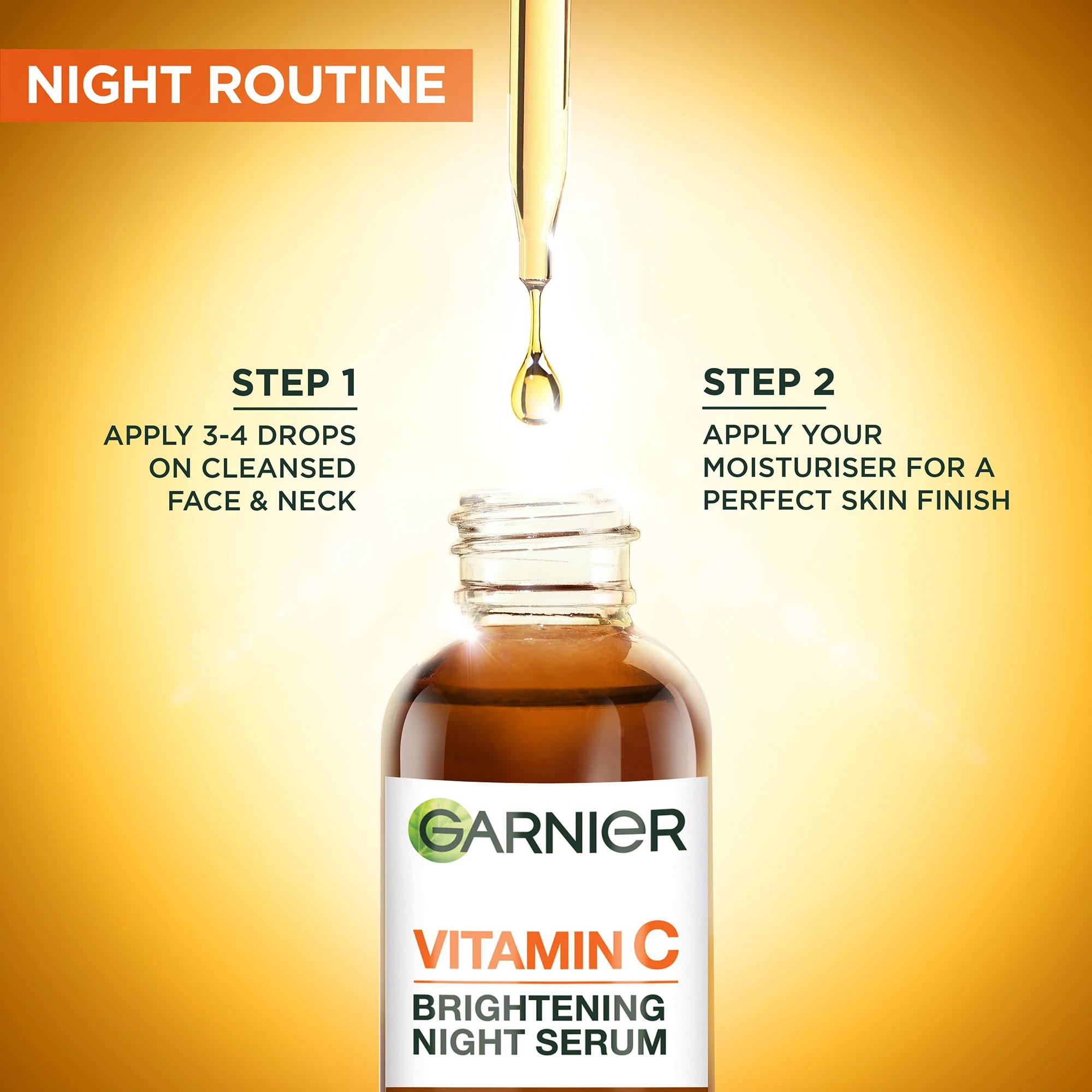 8 Garnier Brightening Night Serum - Vitamin C, 8 of 10