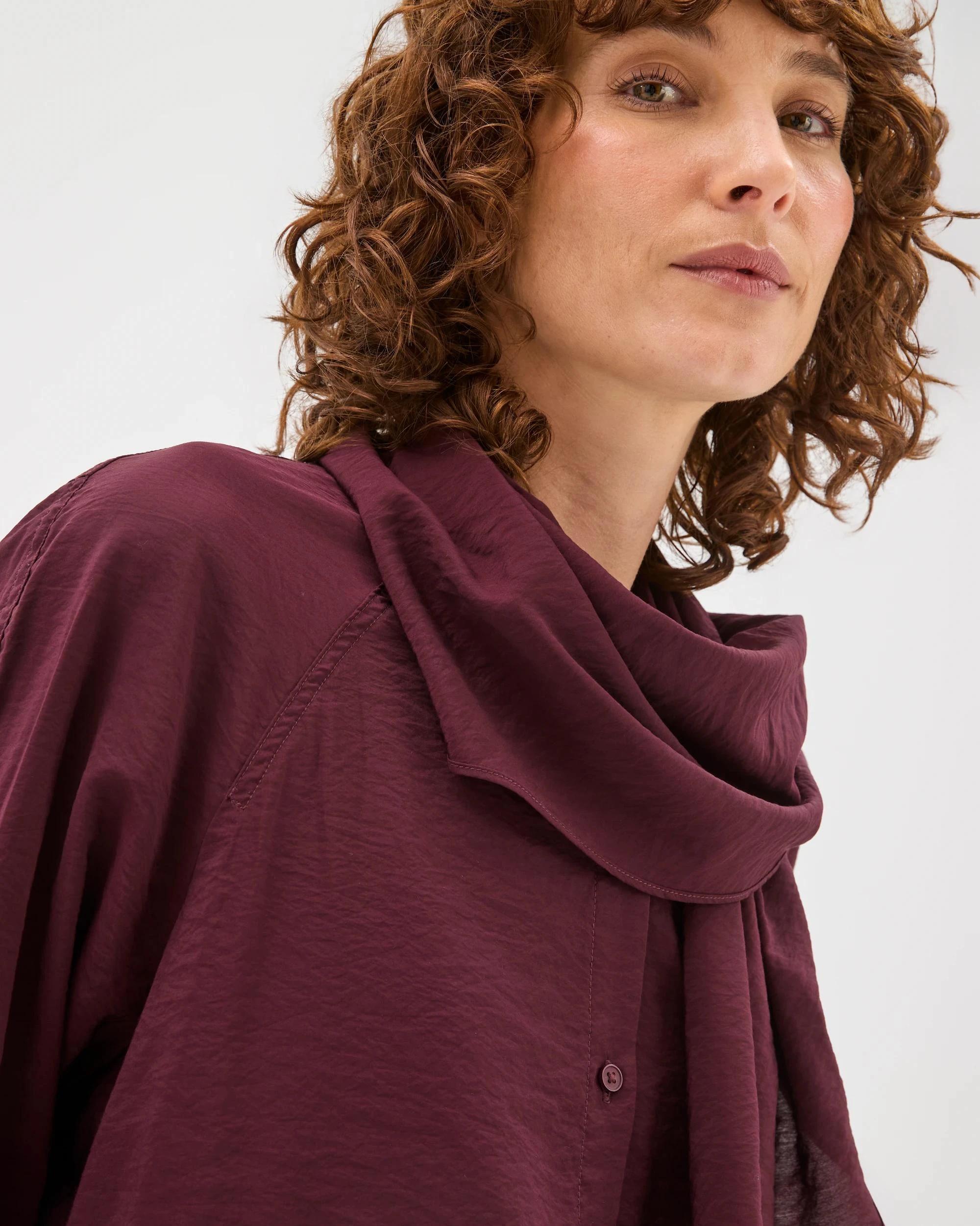 6 Preview Scarf Neck Blouse PINOT, 6 of 7