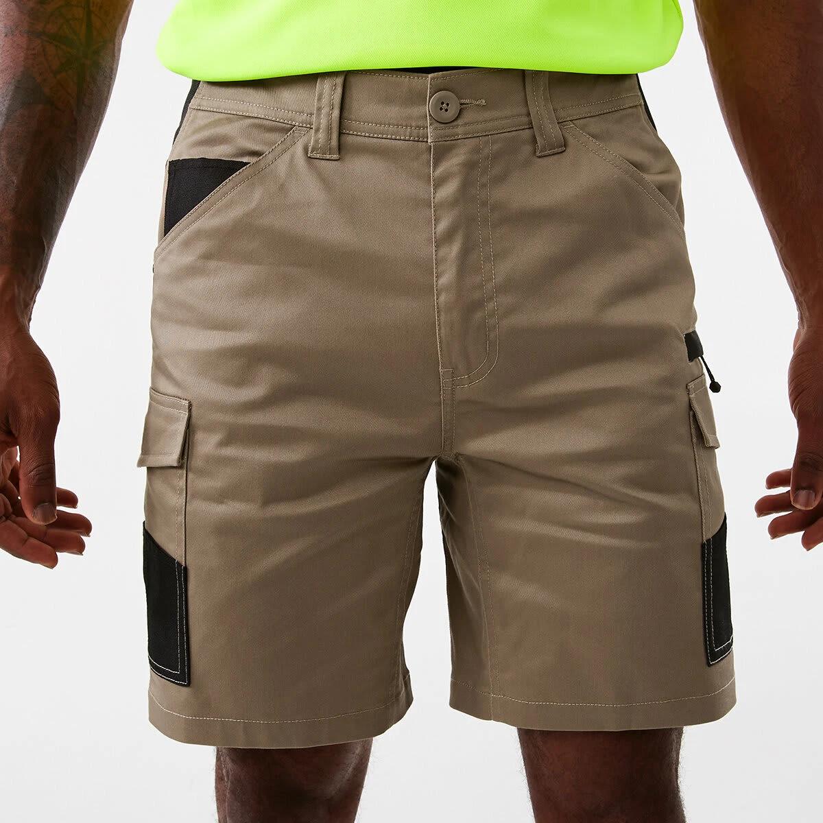 1 Workwear Functional Cargo Shorts Wet Sand, 1 of 7