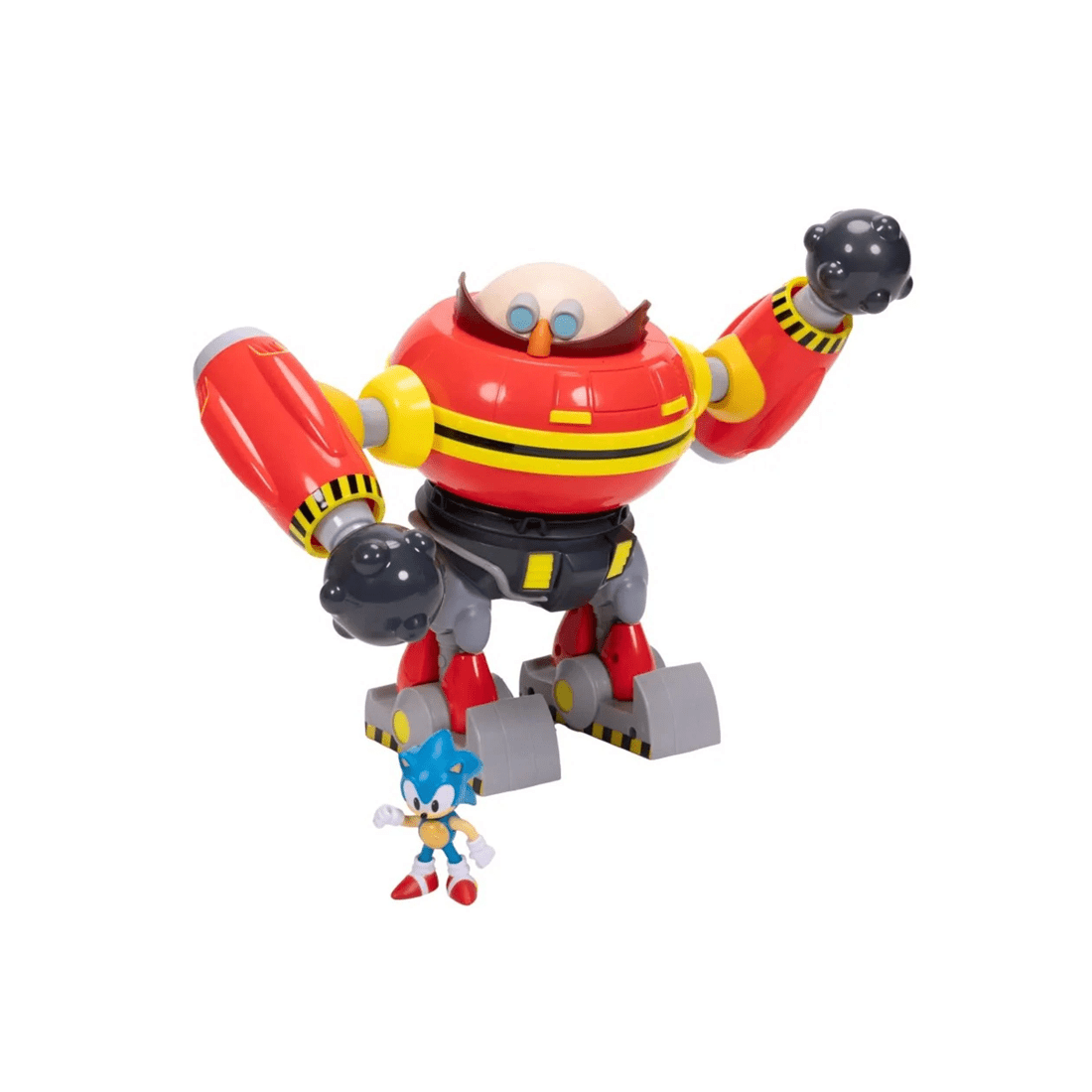 3 JAKKS Pacific Sonic the Hedgehog Hammer Egg Robot with Sonic Deluxe 2.5 inch Figure Playset, 3 of 9