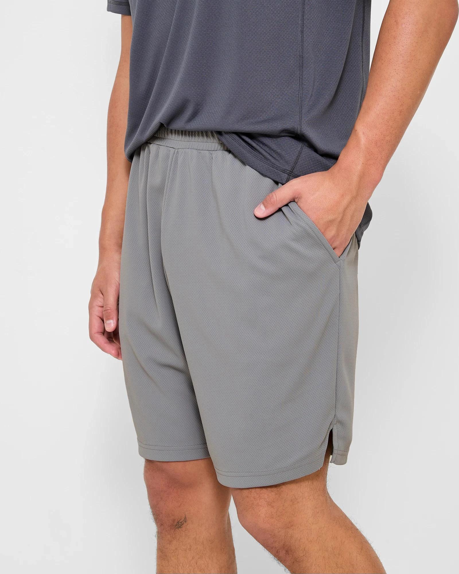 3 Target Active Knit Shorts MID GREY, 3 of 5