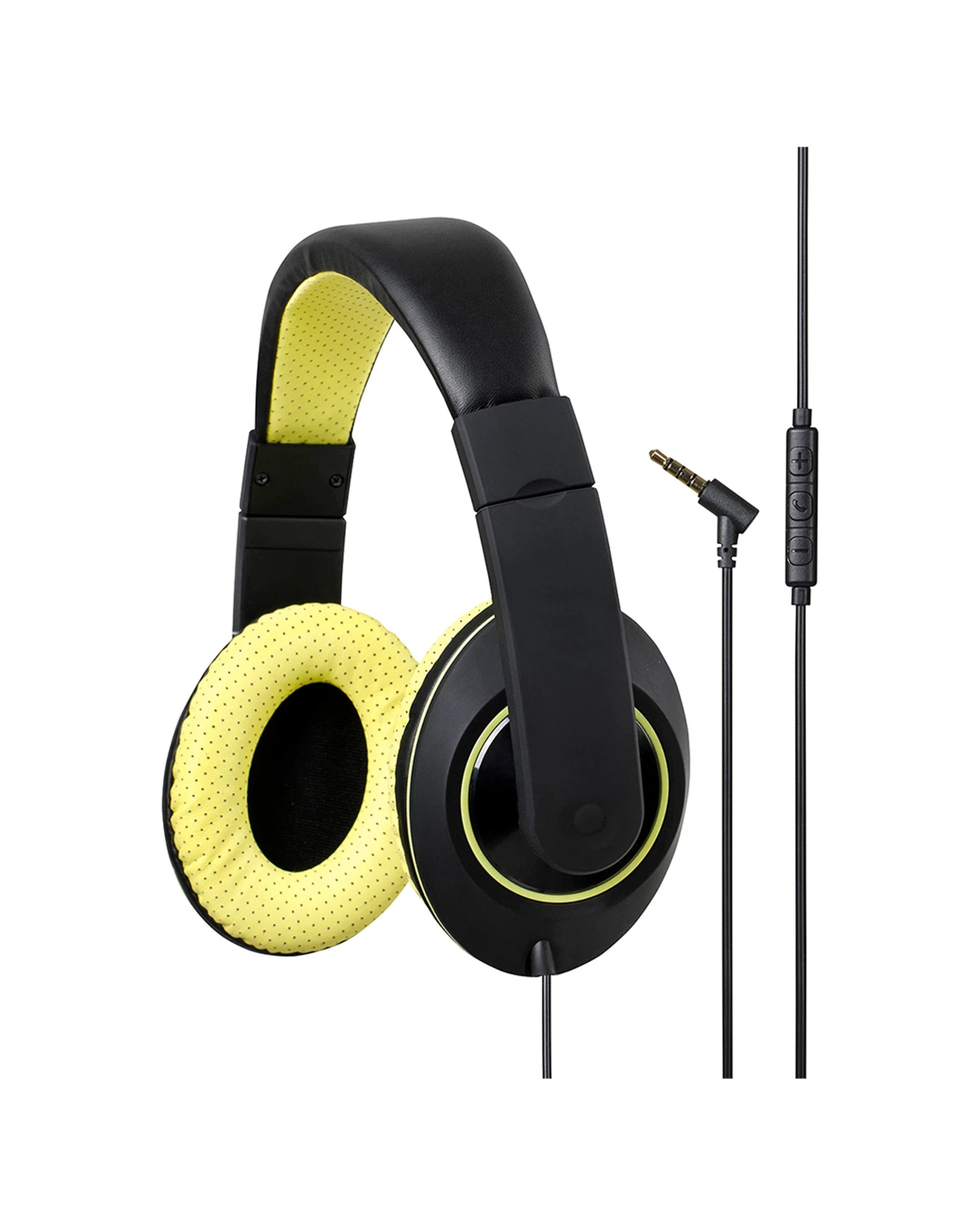 1 Kensington Over-Ear Stereo Headphones Headset Microphone 3.5mm Audio Inline - Black, 1 of 3