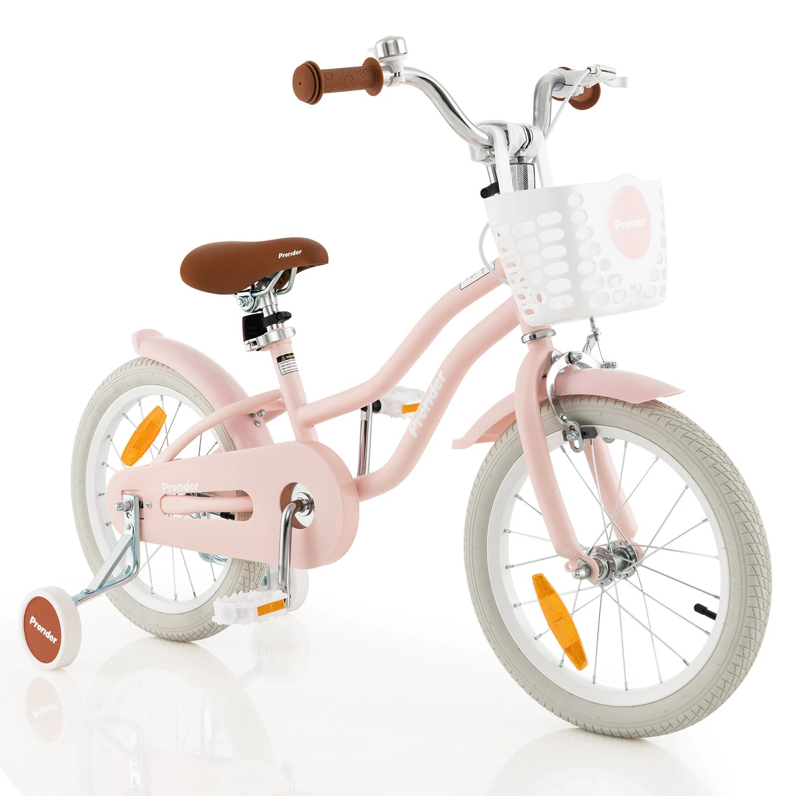 1 Costway 40cm Kids Bike Bicycle Ride-on Play w/Training Wheels, 1 of 2