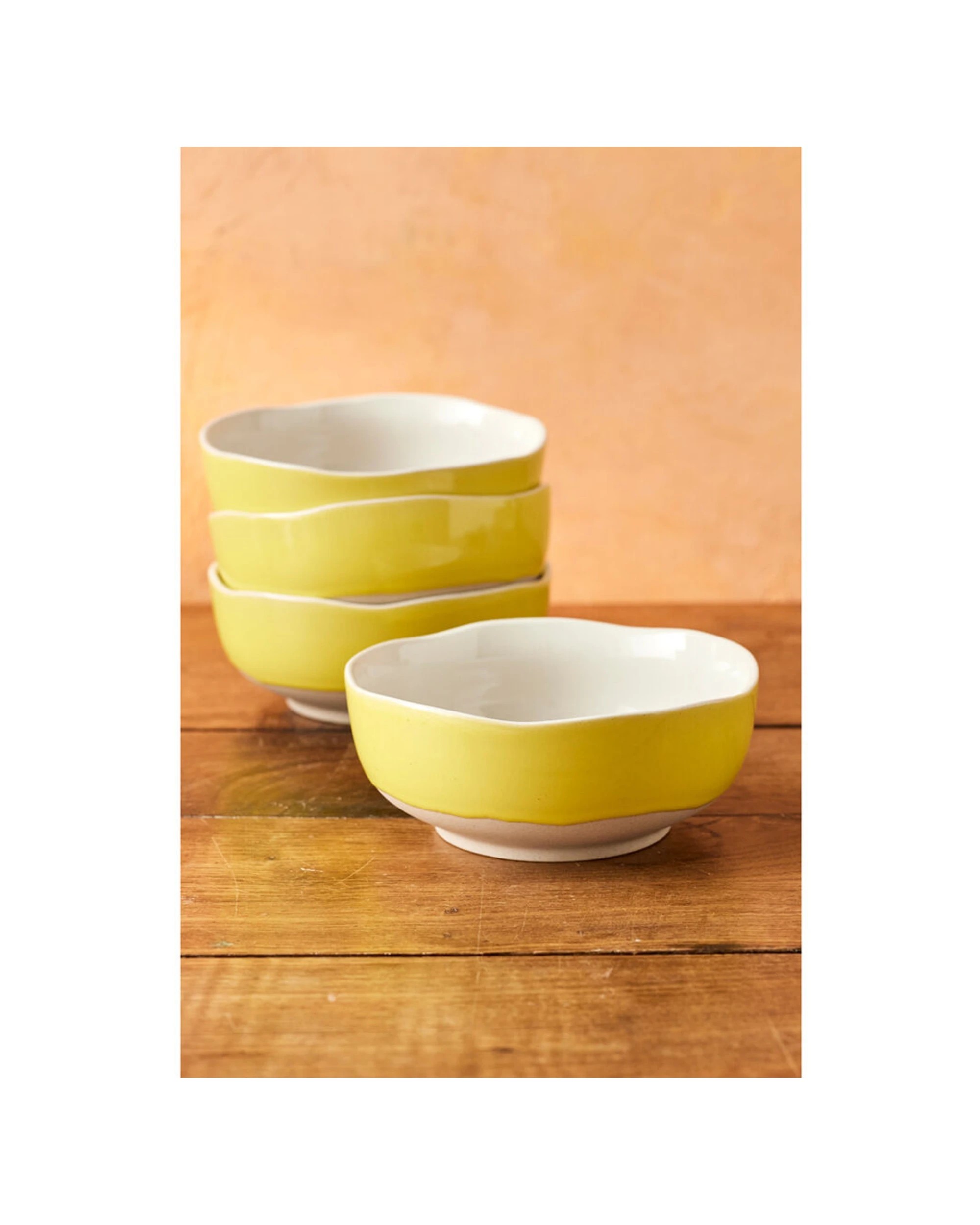 6 Jamie Oliver 4pc Big Love Brilliant Bowl Set - Yellow, 6 of 8