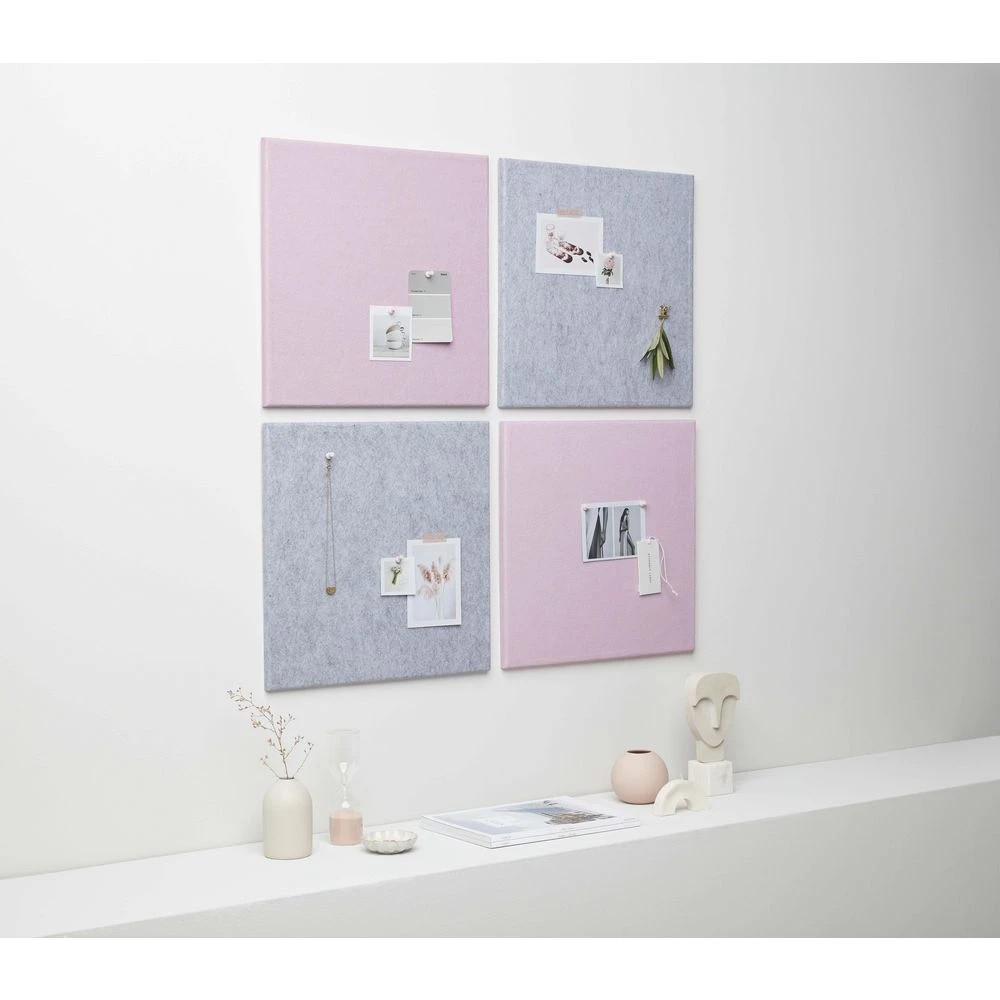 3 Otto Memo Feltboard 430 x 430 Grey, 3 of 6