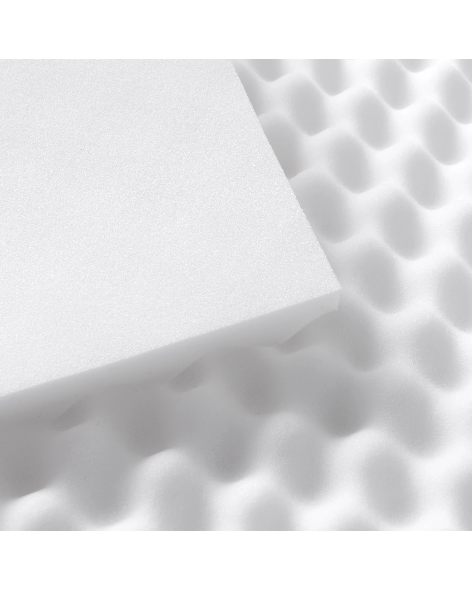 3 Dreamaker Egg Crate Convoluted Foam Underlay - King Bed - White, 3 of 5