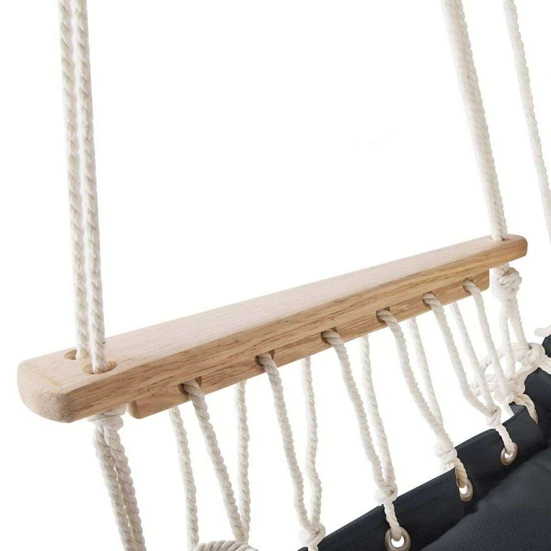 7 Gardeon Hammock Chair Hanging with Armrest Camping Hammocks - Grey, 7 of 7