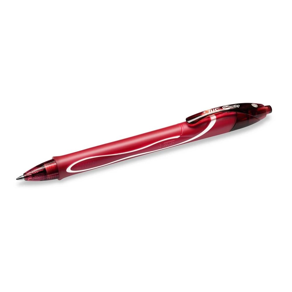 3 Bic Gelocity Quick Dry Gel Pen 0.7mm Red 12 Pack, 3 of 6