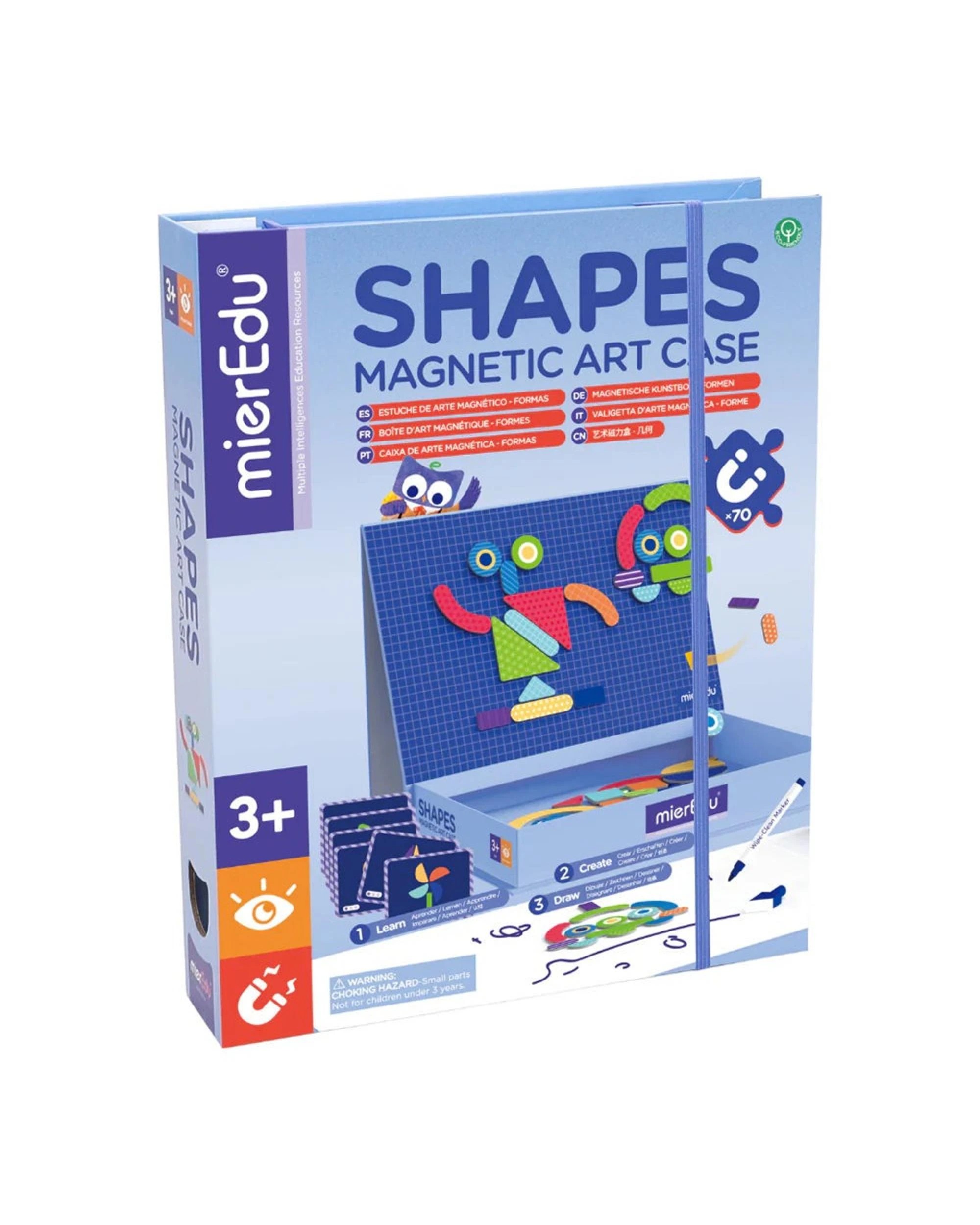 1 mierEdu Shapes Magnetic Art Case, 1 of 3