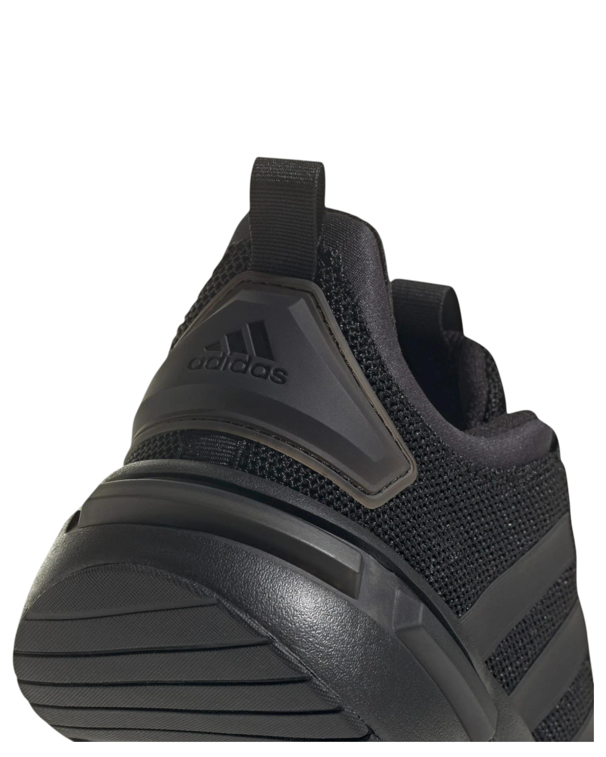 6 Adidas Mens Racer TR23 Triple Black Athletic Running Shoes BLACK, 6 of 8