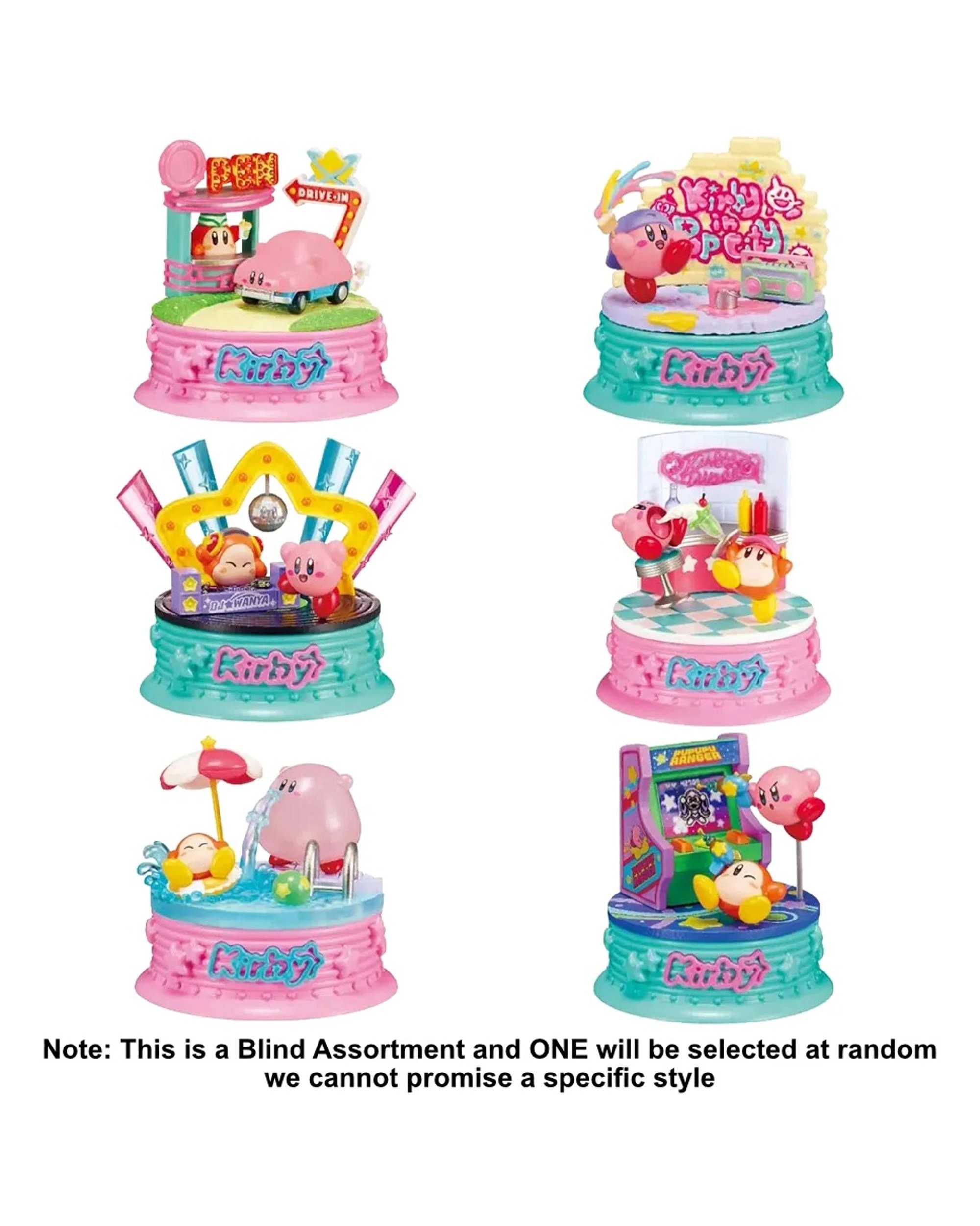 2 Re-Ment Kirby in Pop City Mini Figure Blind Box, 2 of 3