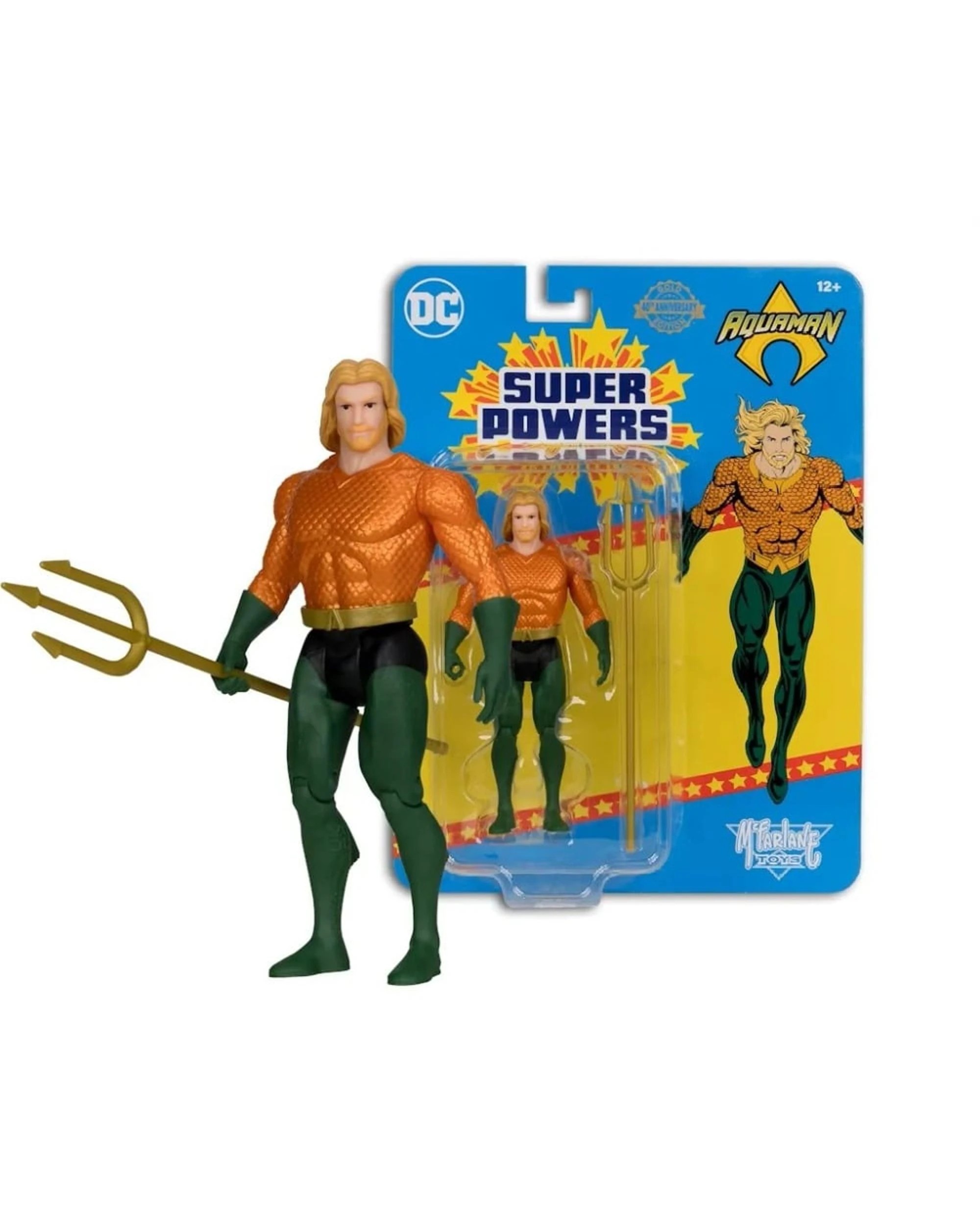 3 McFarlane DC Super Powers 40th Anniversary Gold Edition Aquaman Figure, 3 of 3